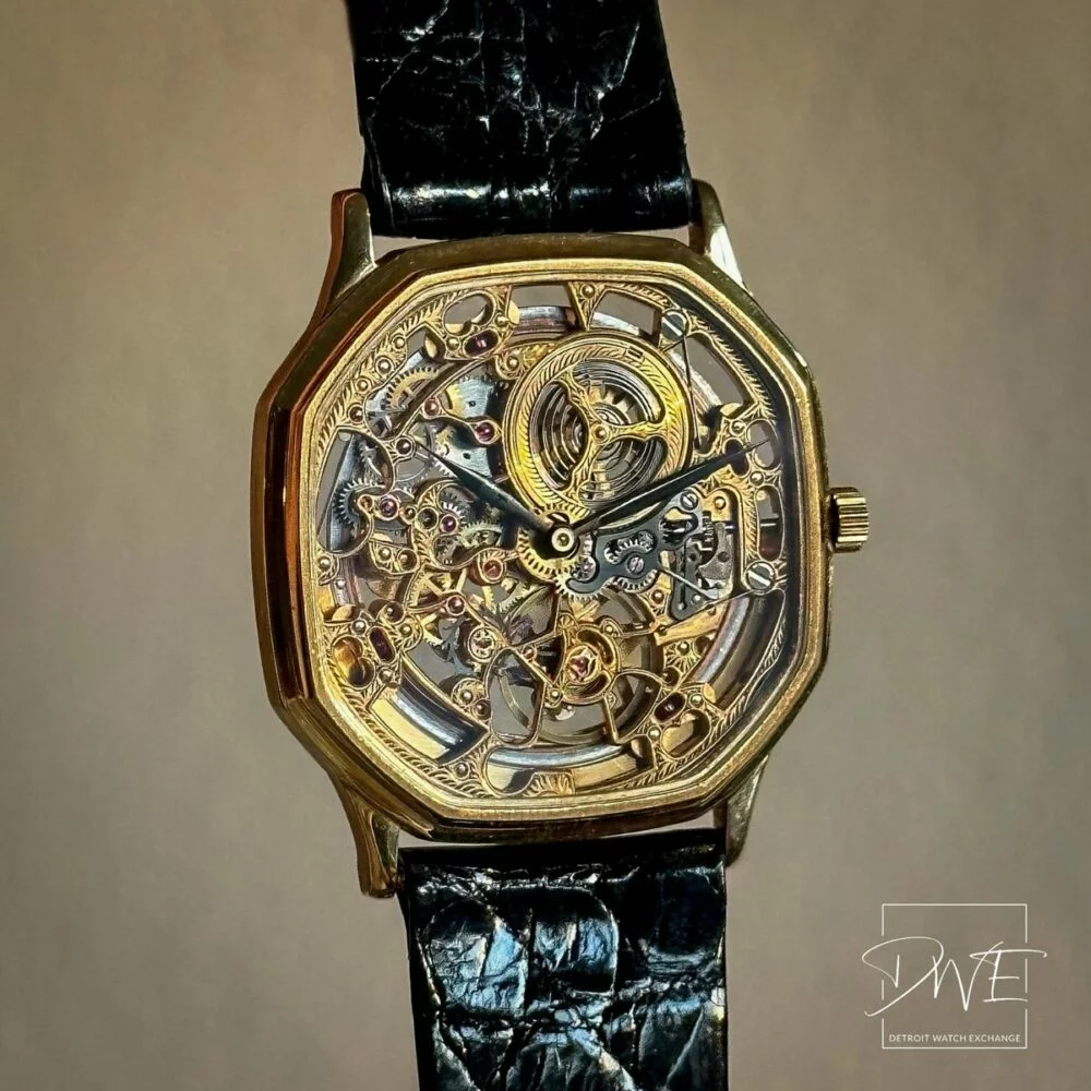 The Audemars Piguet Skeleton BA4266P002 is an intriguing vintage piece that  demonstrates the brand's history and craftmanship