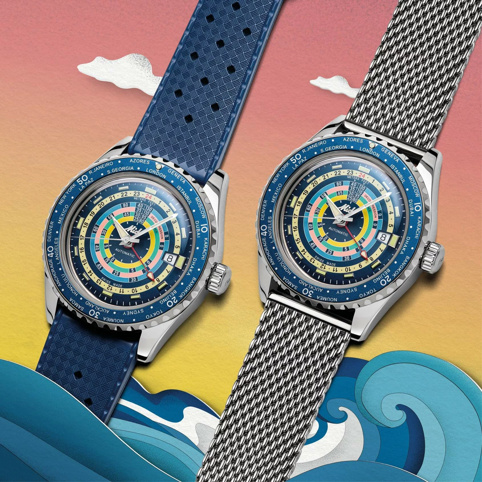 Mido ocean best sale star rainbow diver