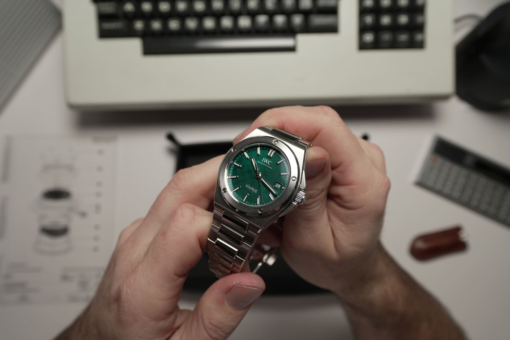 IWC Ingenieur Automatic 40 green dial