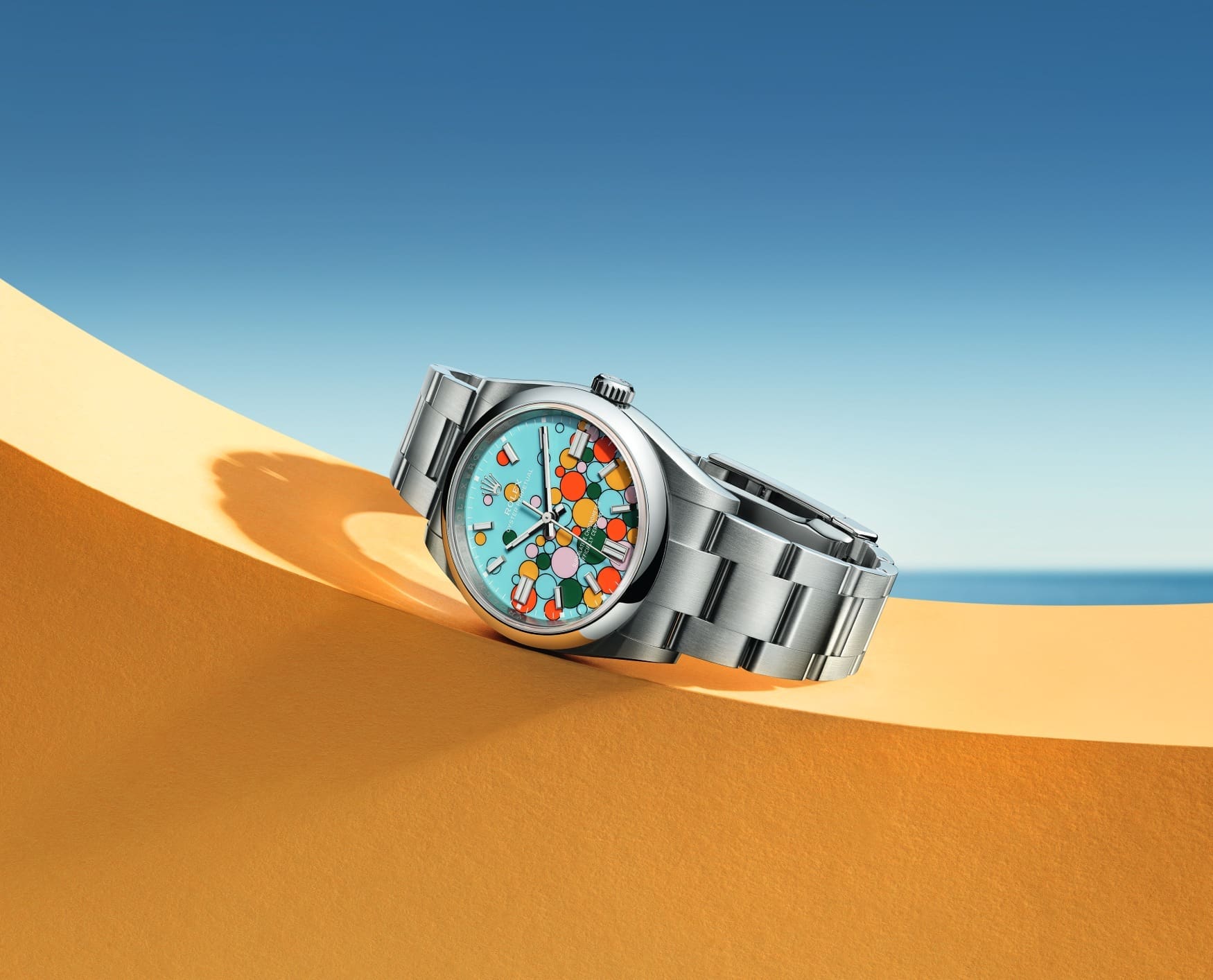 The Rolex Oyster Perpetual Celebration has a bubbly personality