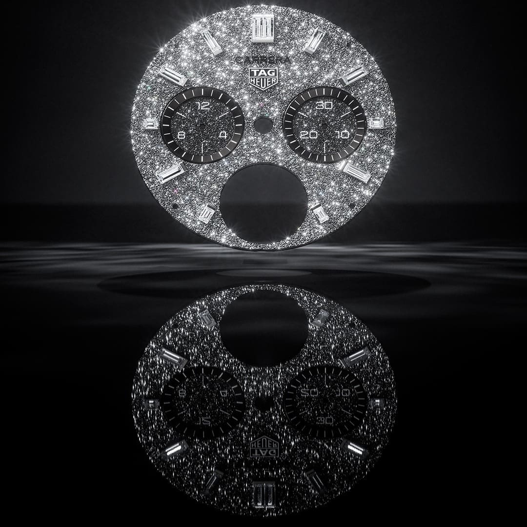 TAG Heuer Carrera Plasma Diamant dAvant-Garde Chronograph Tourbillon 44mm dial
