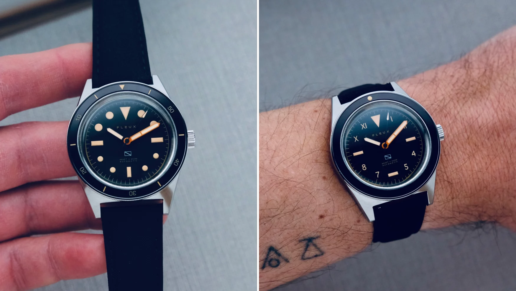 MICRO MONDAYS: Fleux Watches revives the 1960s with two vintage-throwback divers for less than $500 each
