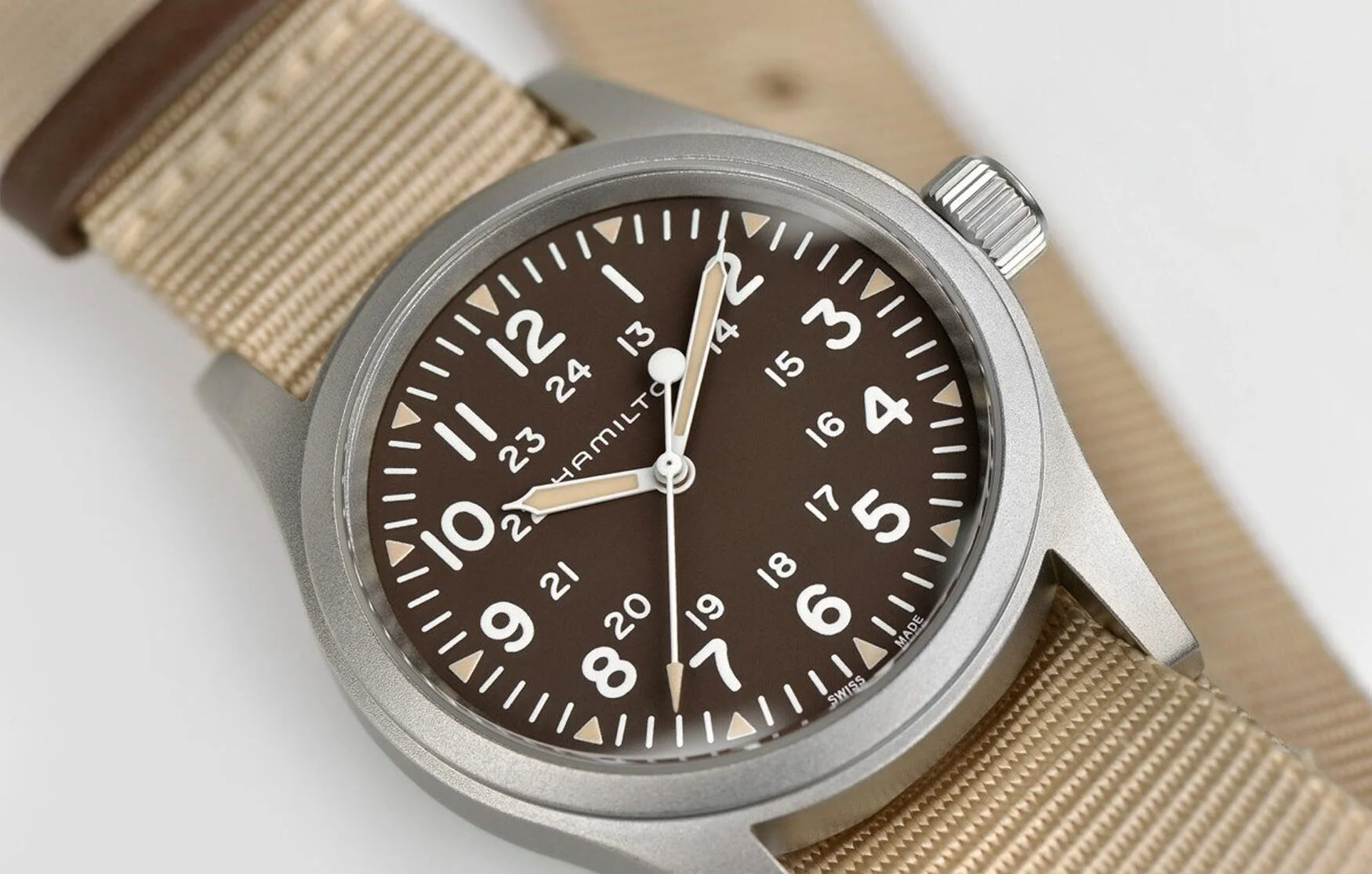 Hamitlon Khaki Field Mechanical Brown e1680669084867
