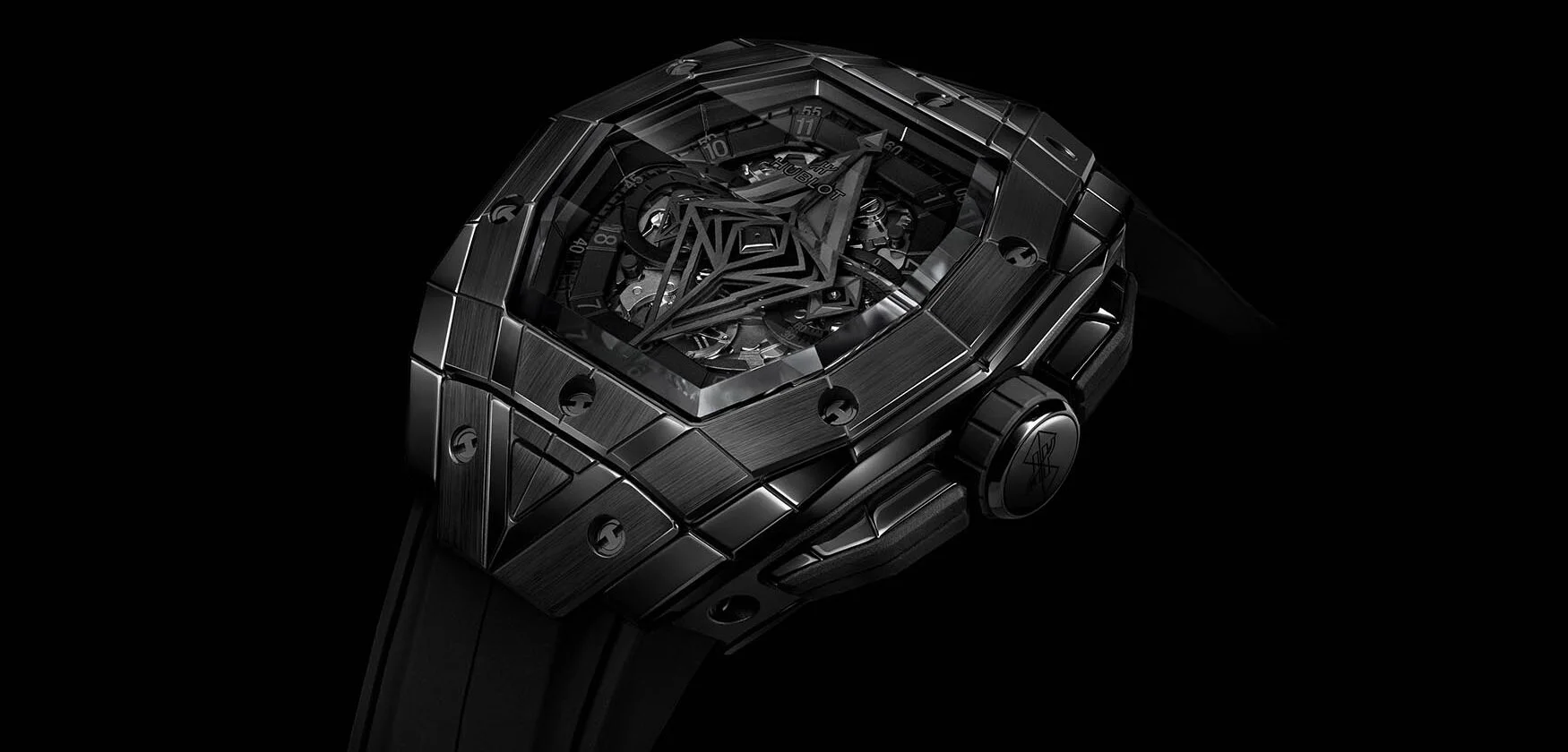 Hublot sang bleu online all black