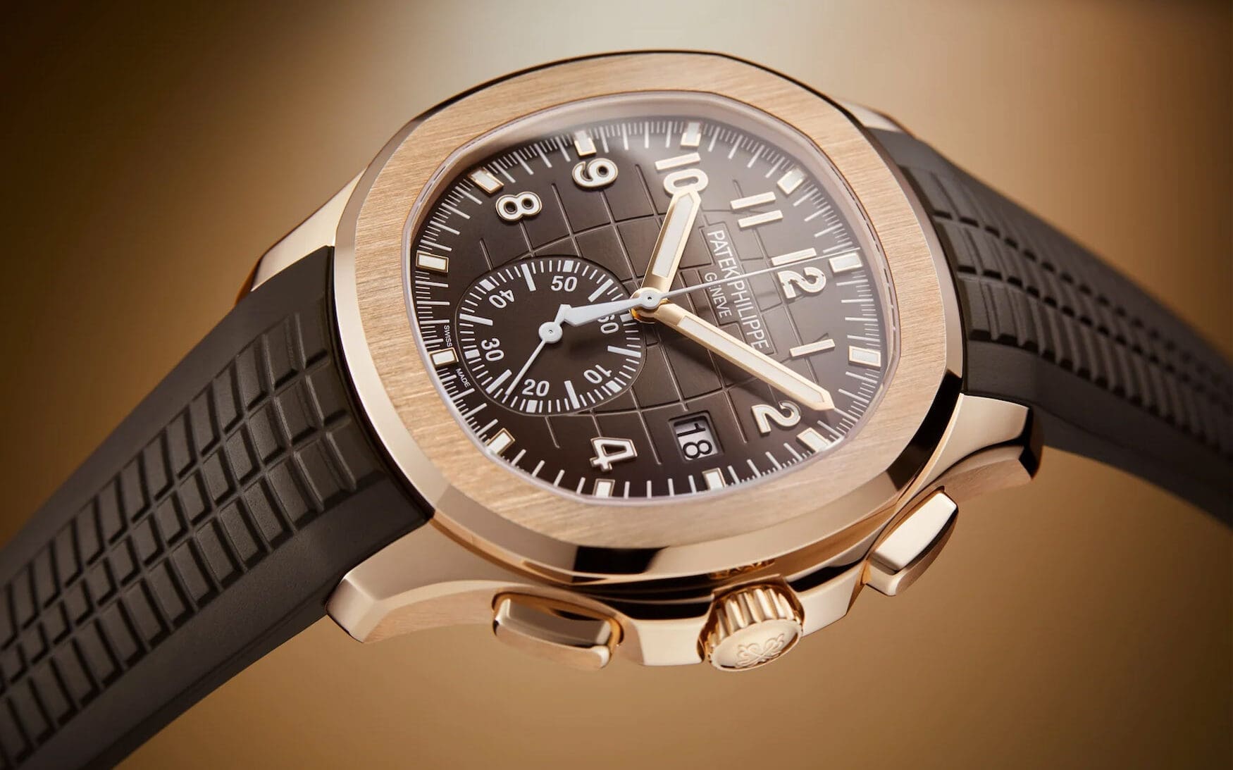 Patek Philippe Aquanaut Chronograph Brown e1680669923878