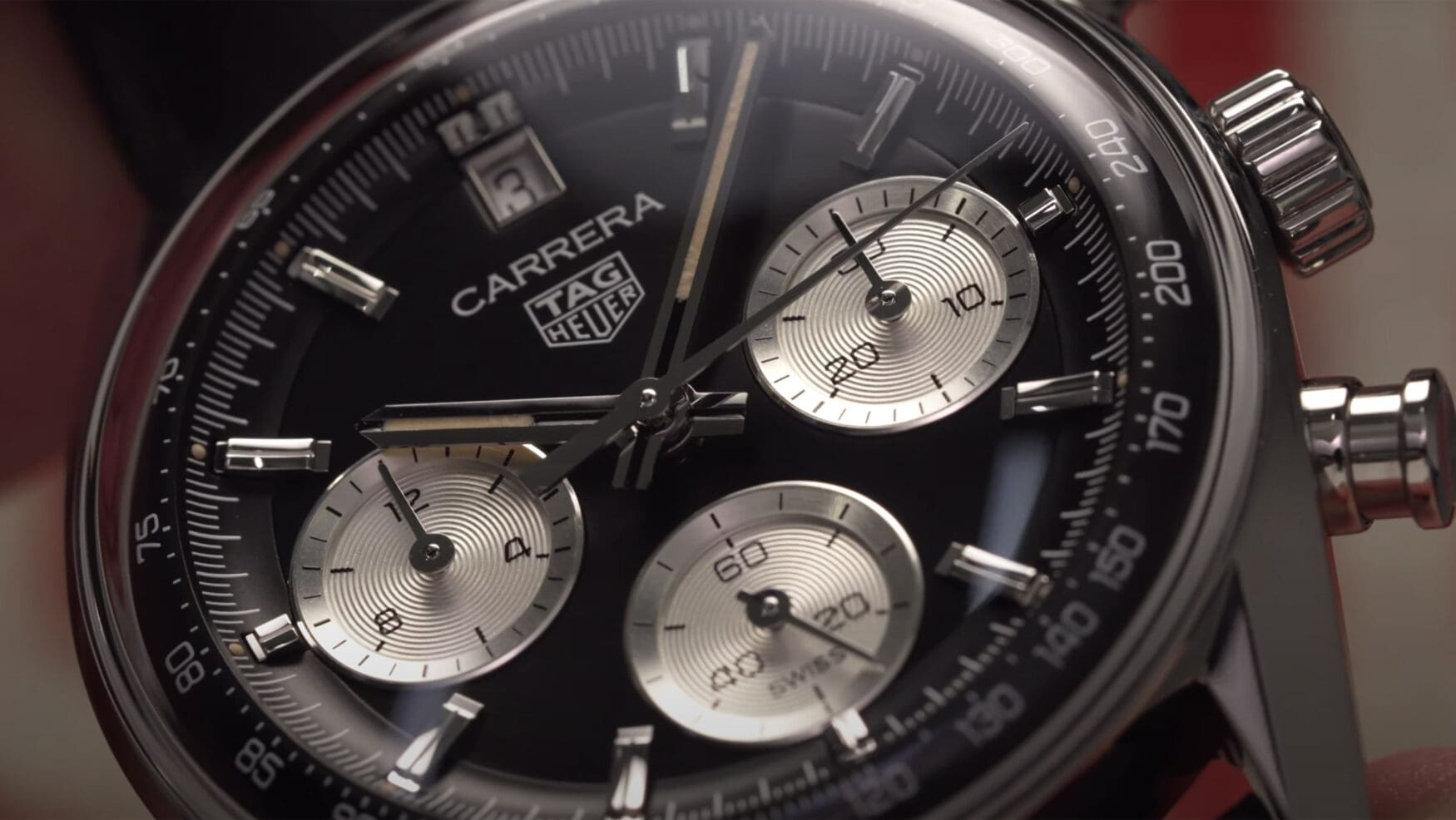 Celebrity watch challenge – do you pick the black or blue TAG Heuer Glass Box Carrera Chronograph?