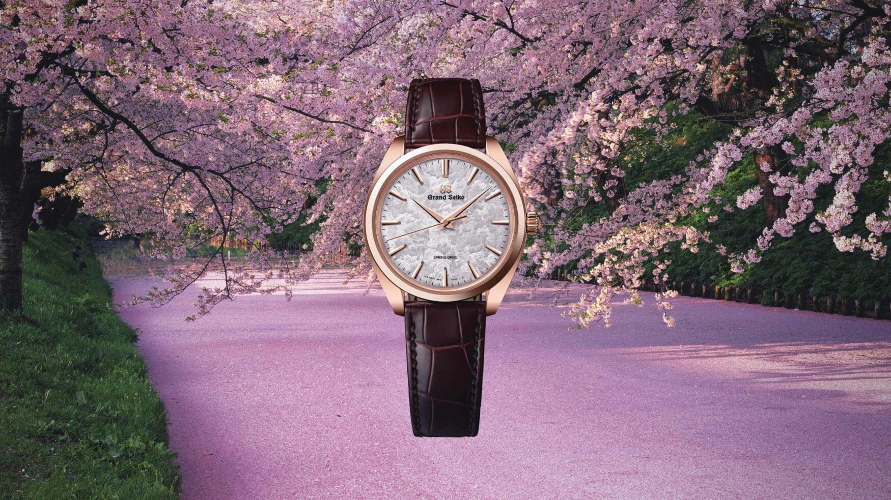 Grand Seiko evokes rosy cherry blossom with the Hana-ikada SBGY026