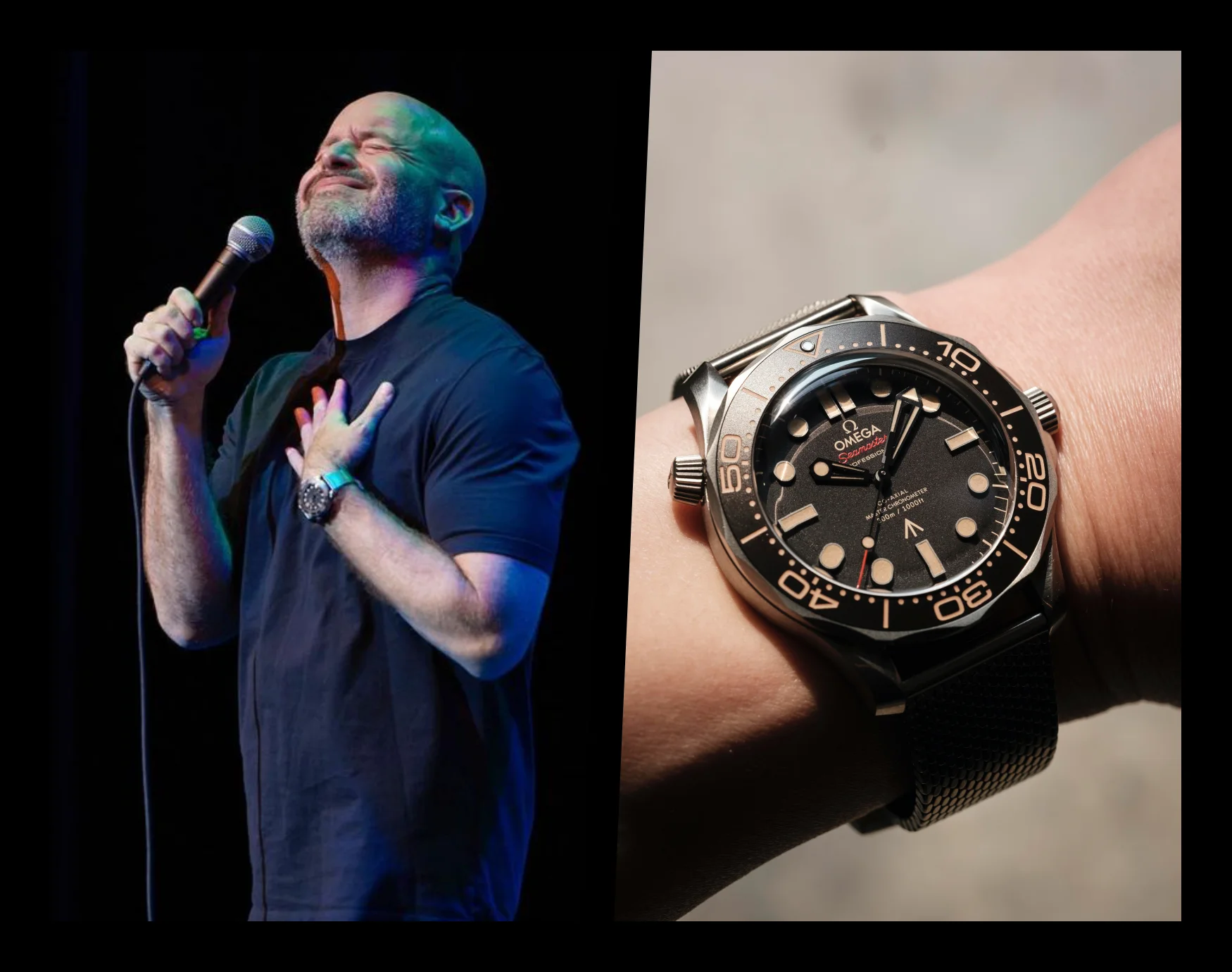 Luxury watches are now a rite of passage symbol for comedians