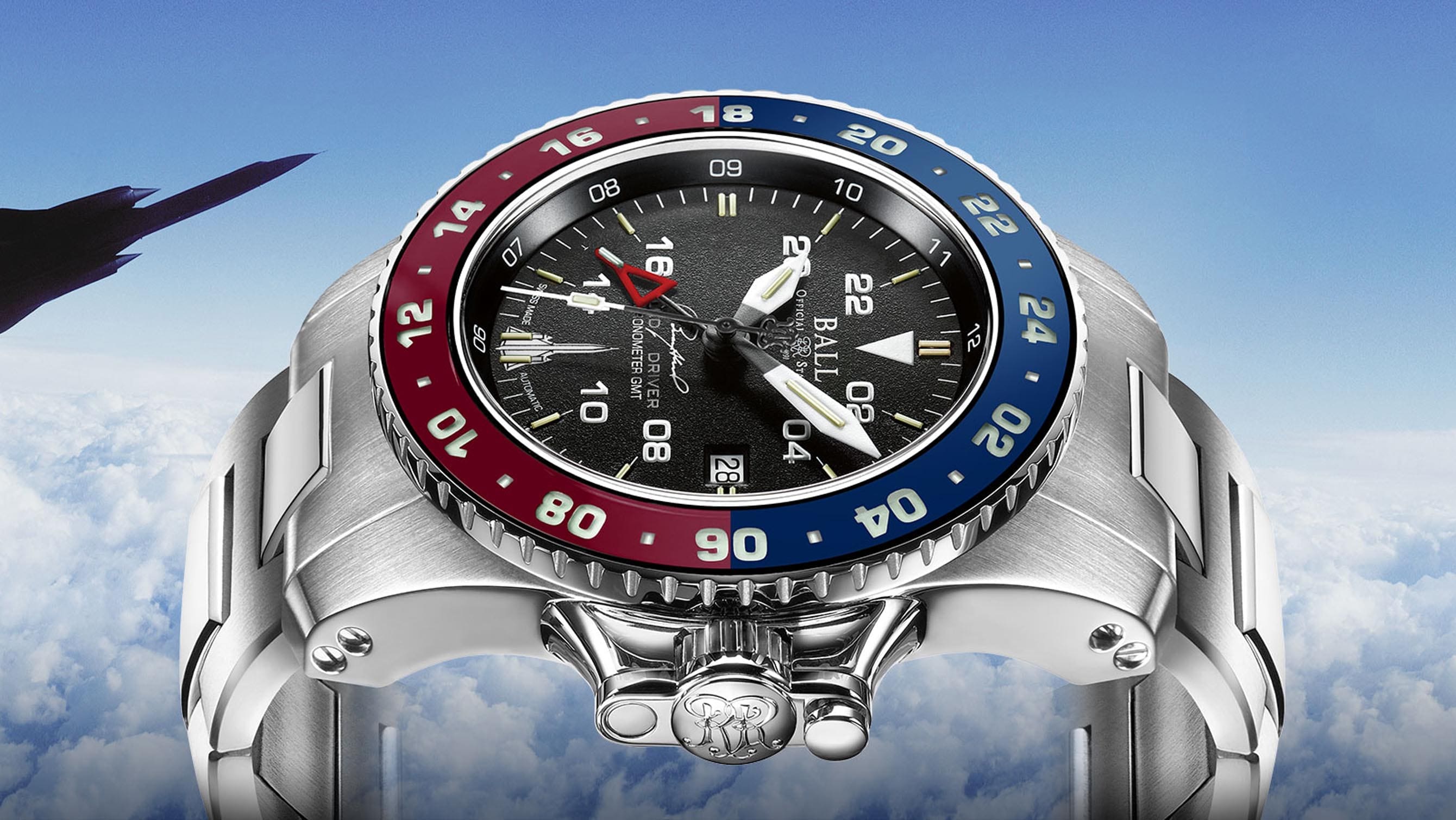 The Ball Engineer Hydrocarbon AeroGMT Sled Driver honours a legendary pilot