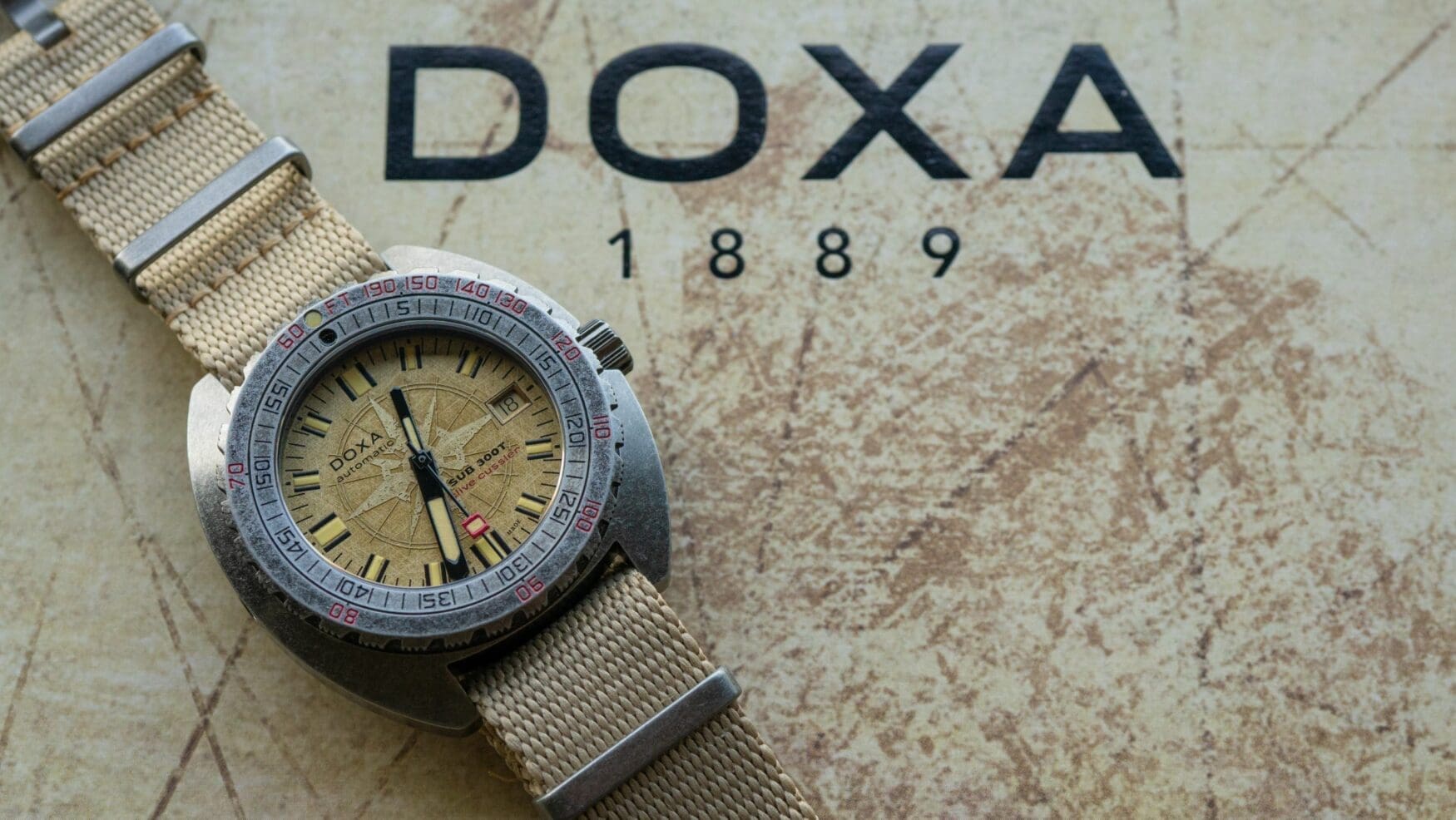 The Doxa SUB 300T Clive Cussler delivers a dial fit for a pirate