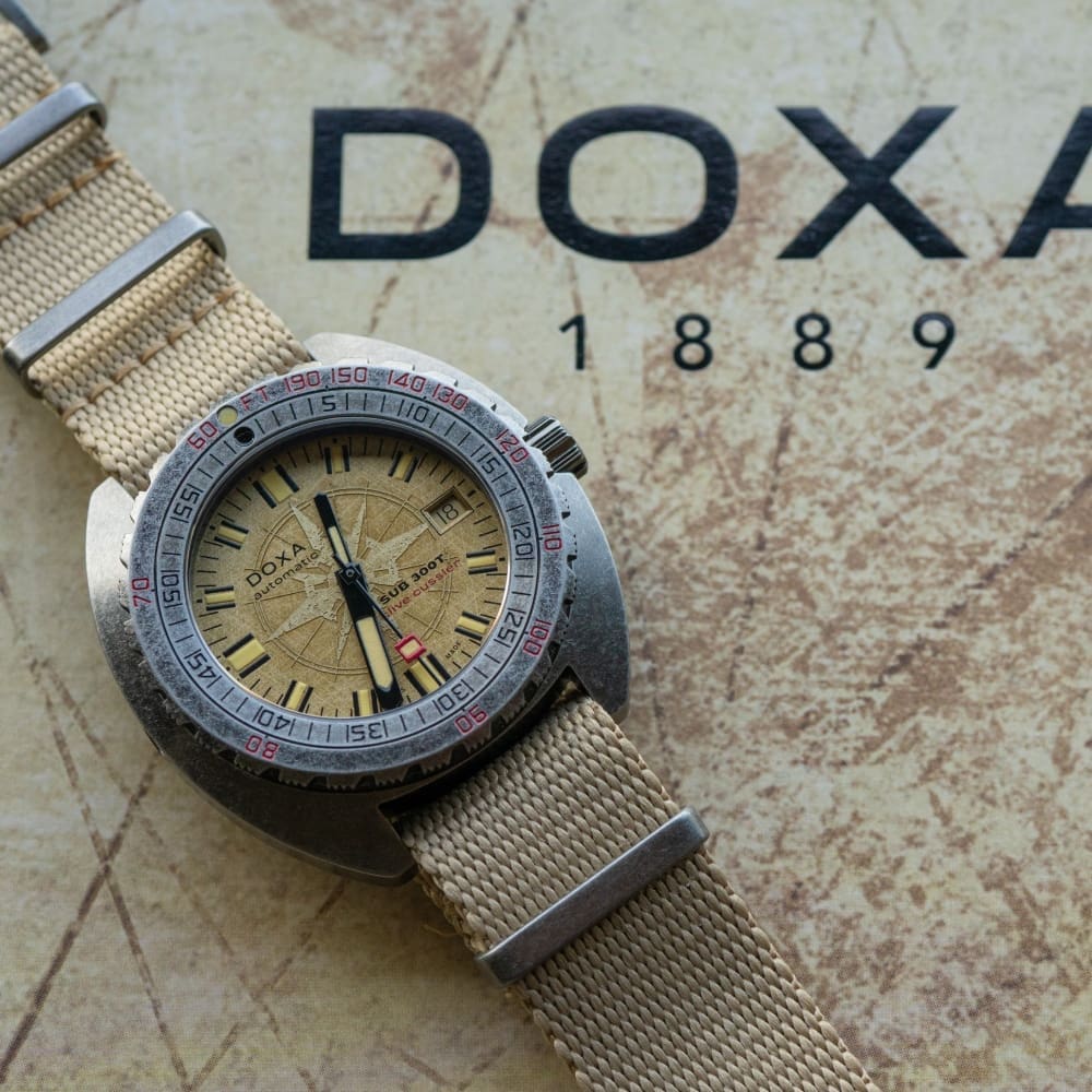 The Doxa SUB 300T Clive Cussler delivers a dial fit for a pirate