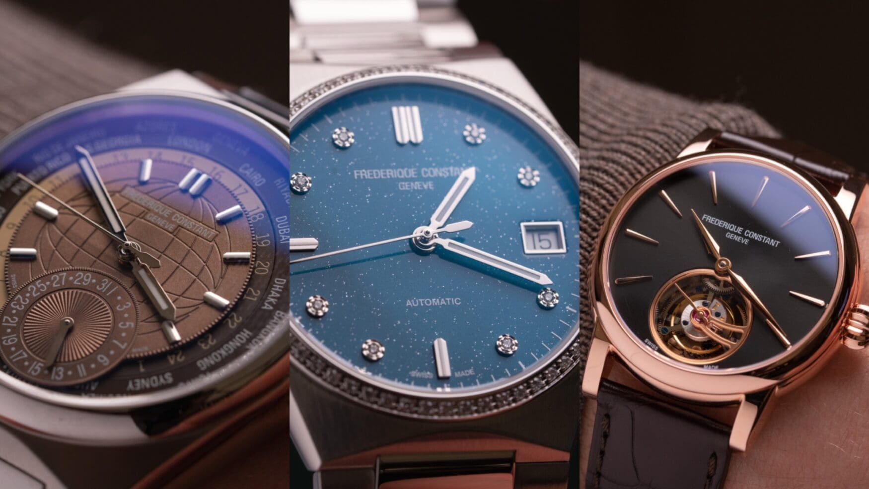 Frederique Constant celebrates 35 years with three new releases