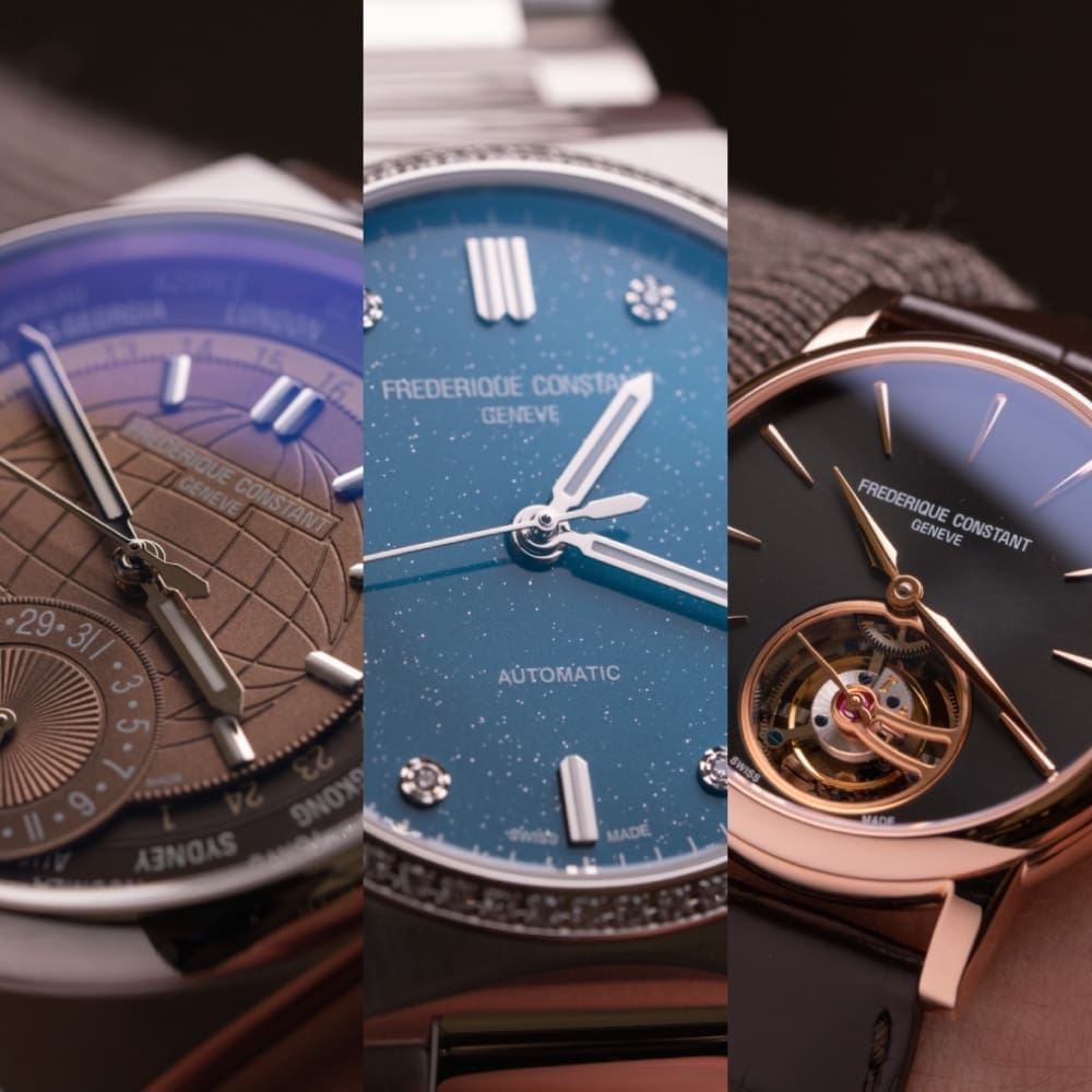 Frederique Constant celebrates 35 years with three new releases