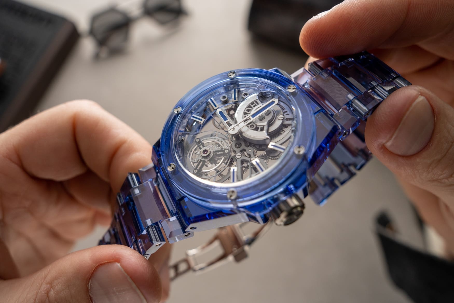 Hublot blue hot sale sapphire price