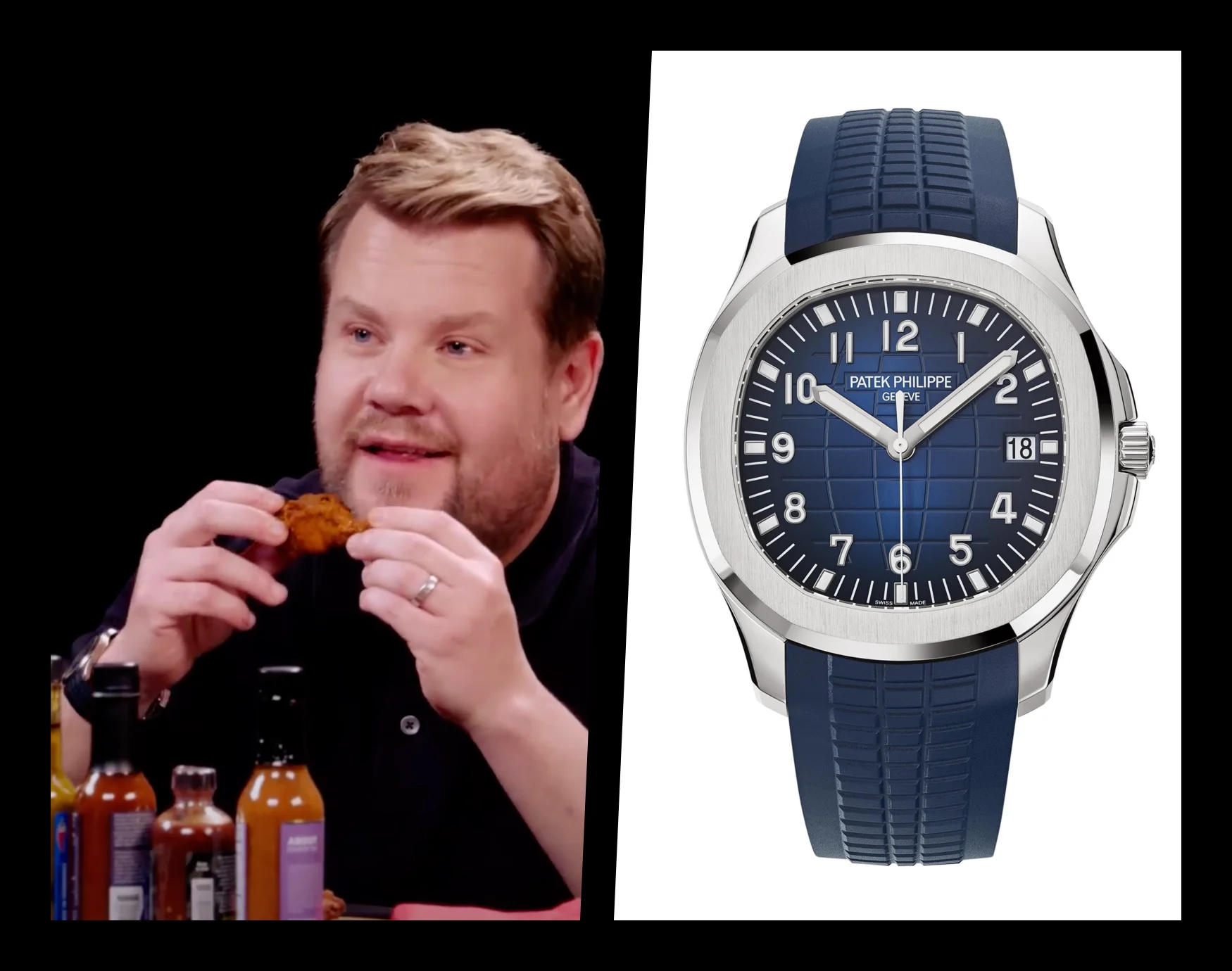 James corden audemars piguet hotsell