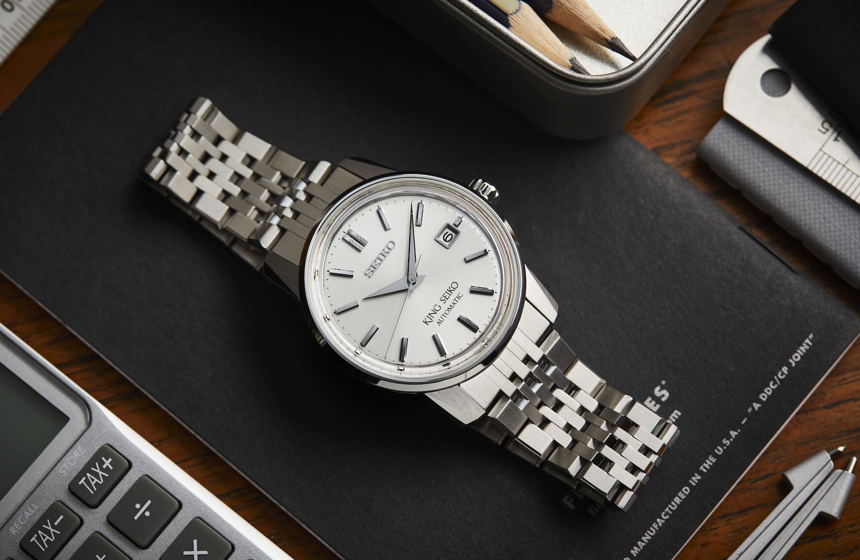 The slender new King Seiko collection channels the retro elegance