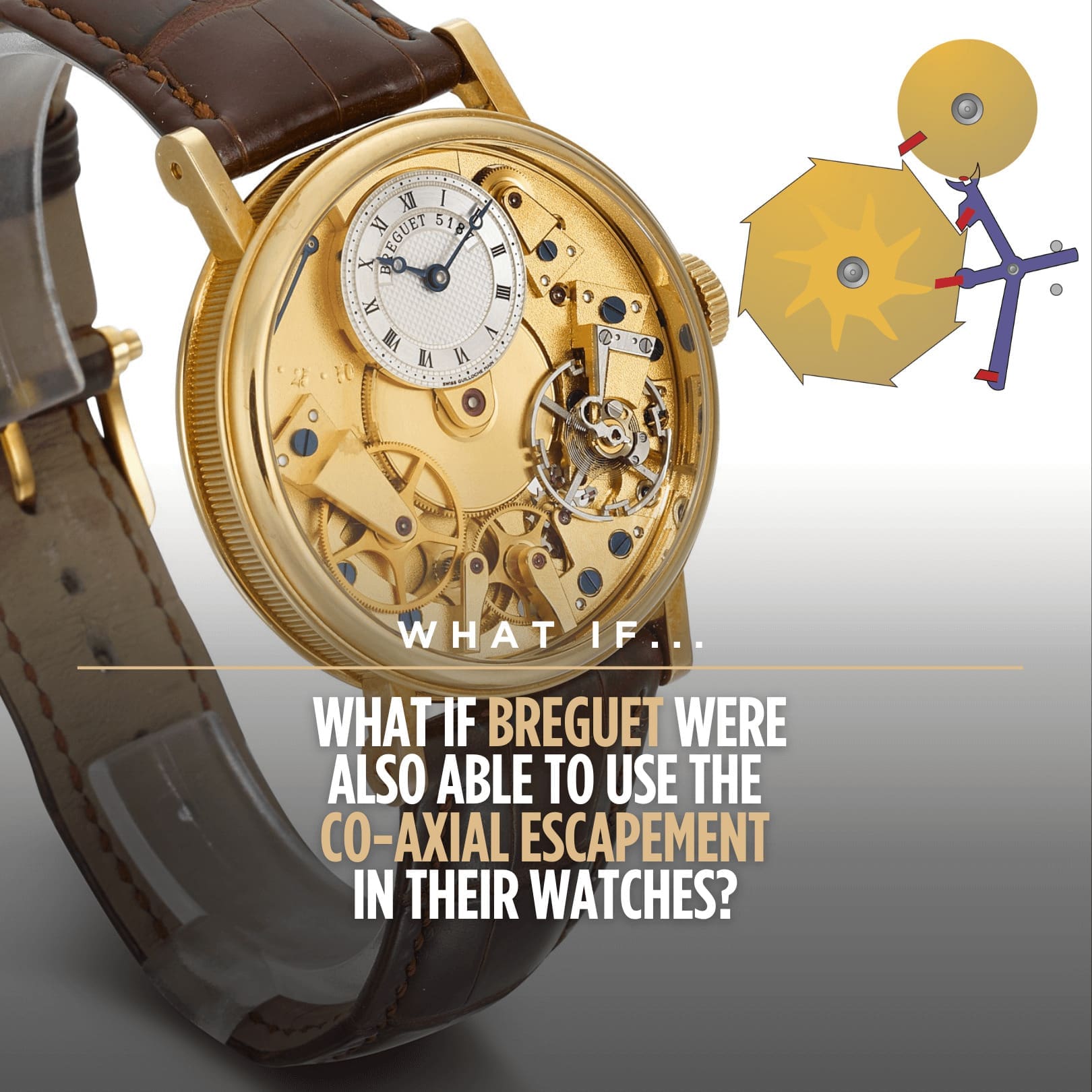 WHAT IF… Breguet were also able to use the co-axial escapement?