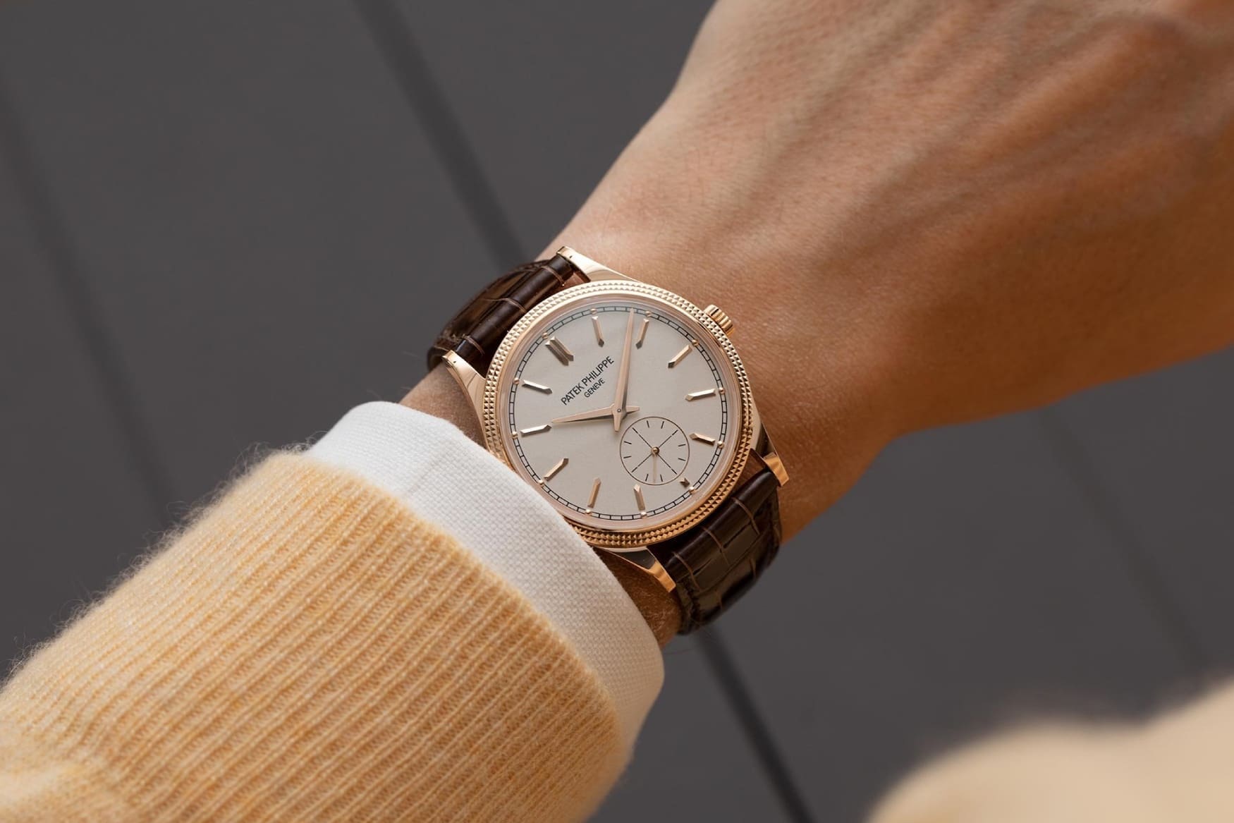 Patek calatrava shop on wrist