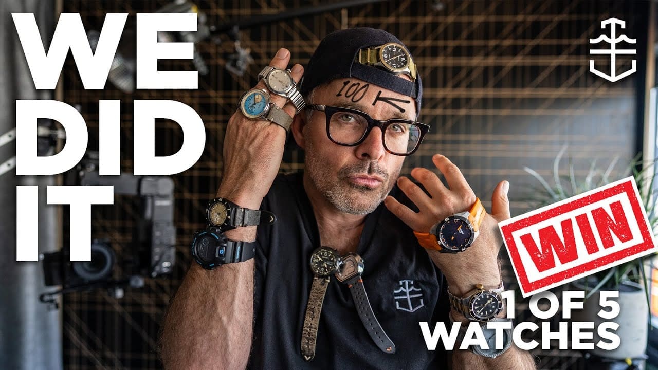 GIVEAWAY! We hit 100k subs and you can WIN watches! #timeandtidemadedoit