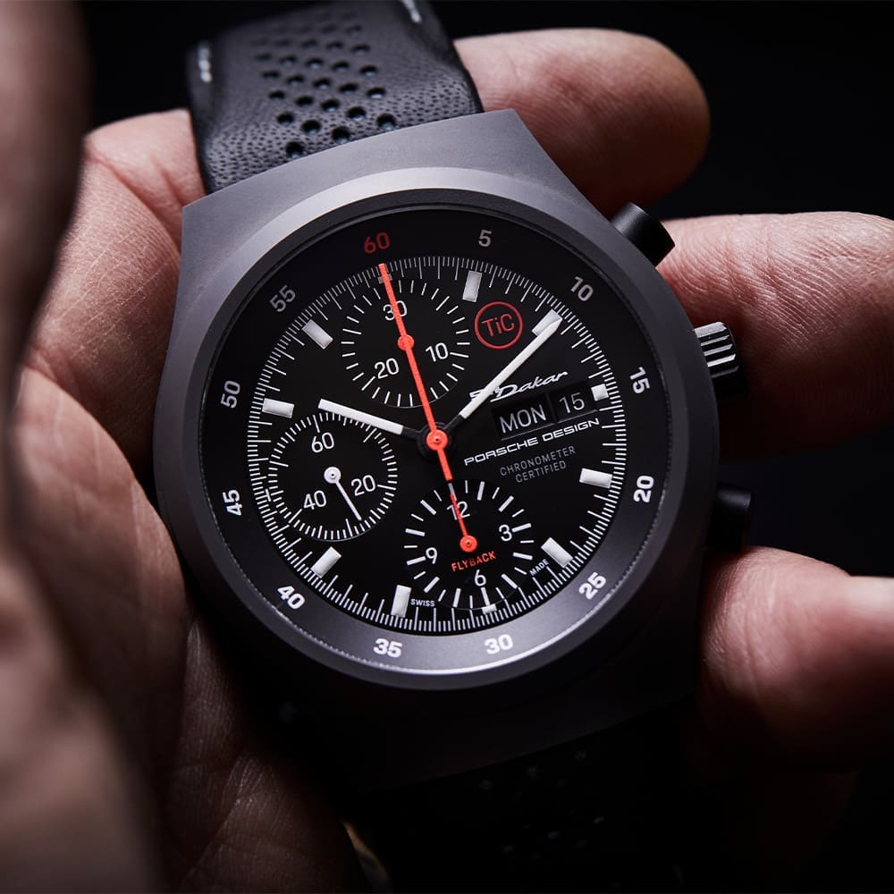 HANDS-ON: The Porsche Design Chronograph 1 – 911 Dakar introduces a new material to watchmaking