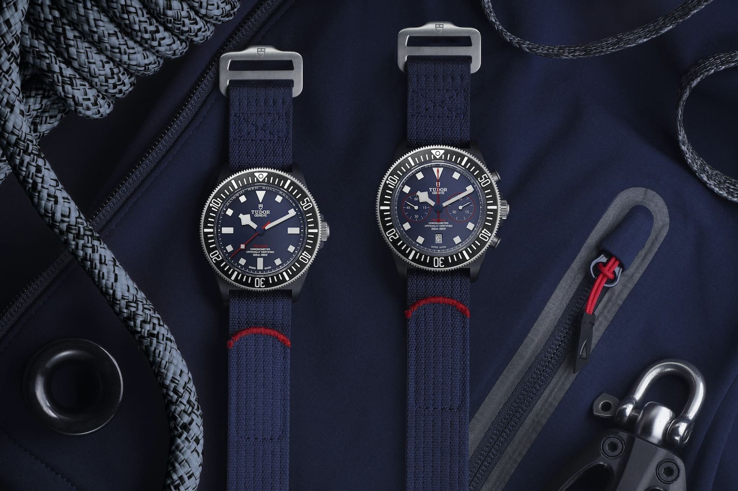 The Tudor Pelagos FXD Alinghi Red Bull Racing Editions show off the FXD’s potential