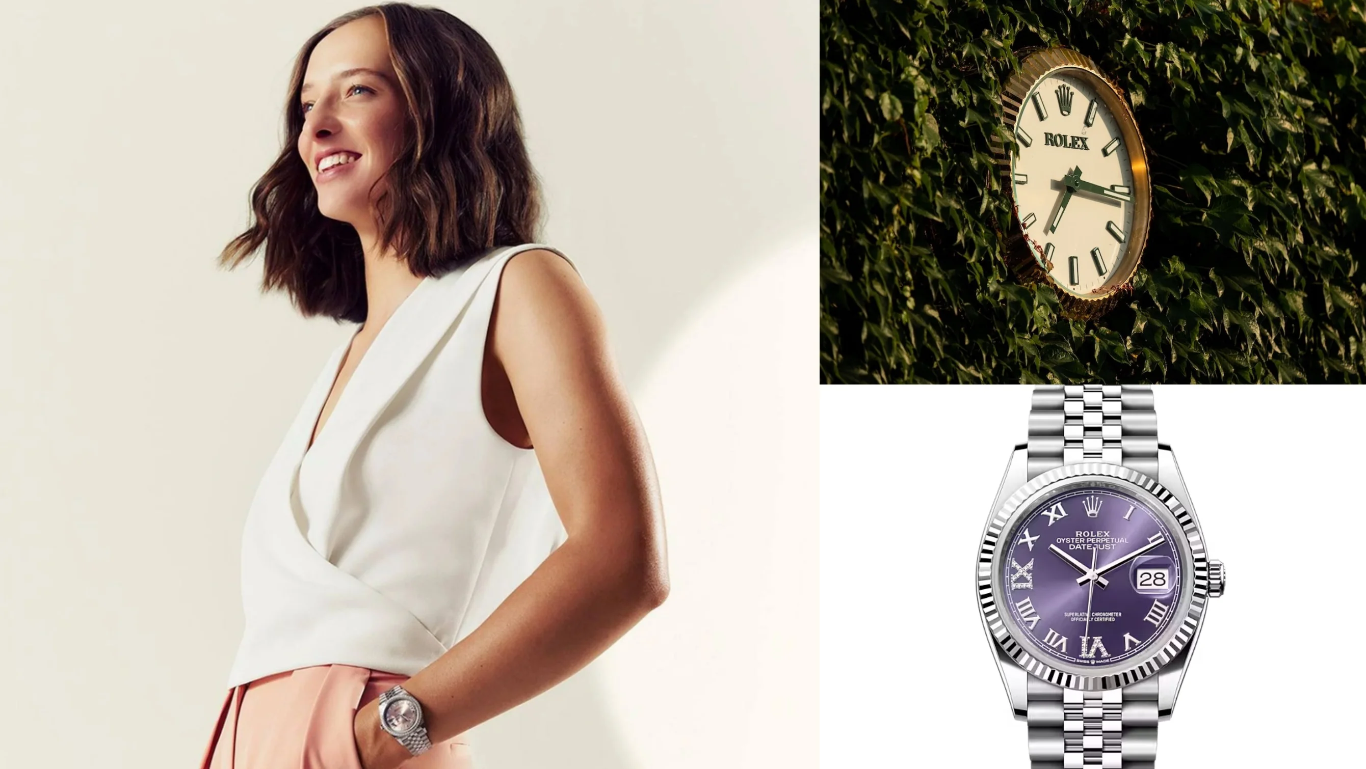 Rolex DateJust Wimbledon Grey Steel 41mm Luxury Watch | Westime