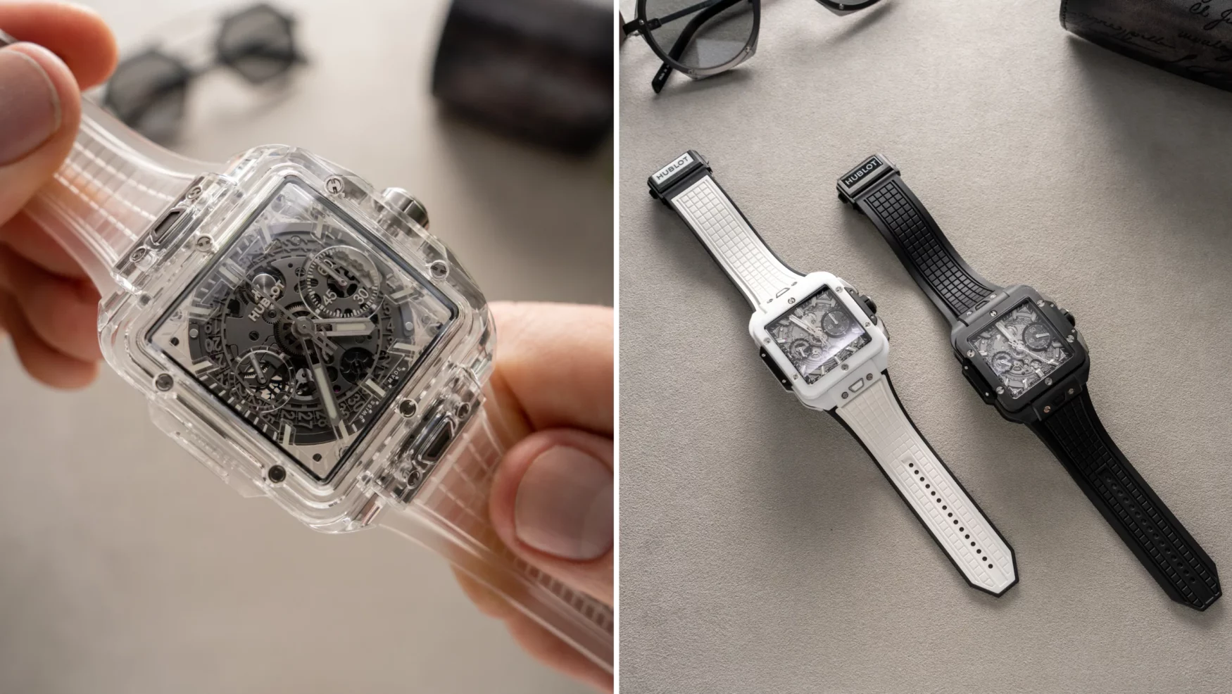 Three cool things about the Hublot Square Bang Ceramic and Sapphire