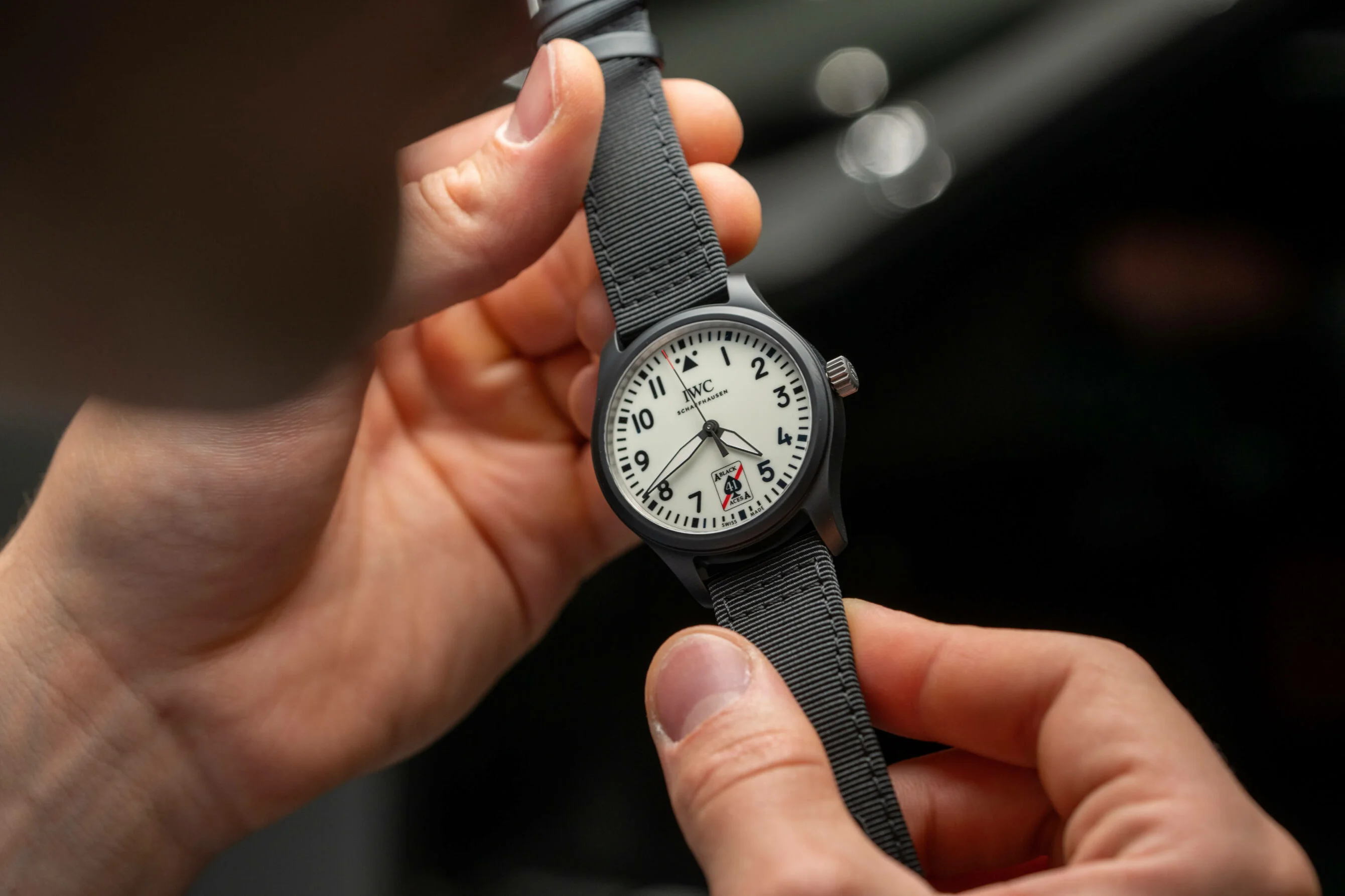 HANDS ON The IWC Pilot s Watch Automatic 41 Black Aces is the