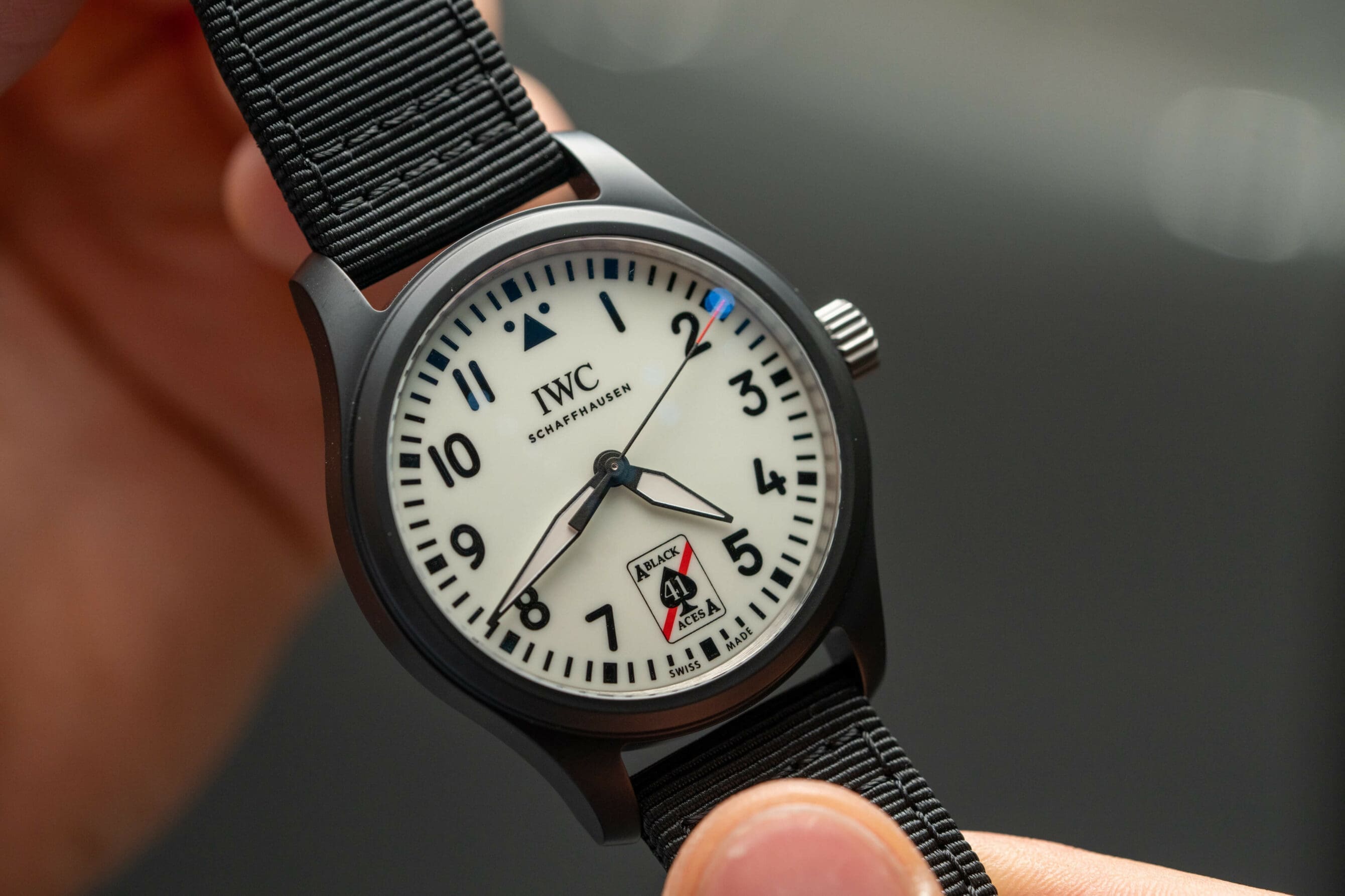 HANDS ON The IWC Pilot s Watch Automatic 41 Black Aces is the