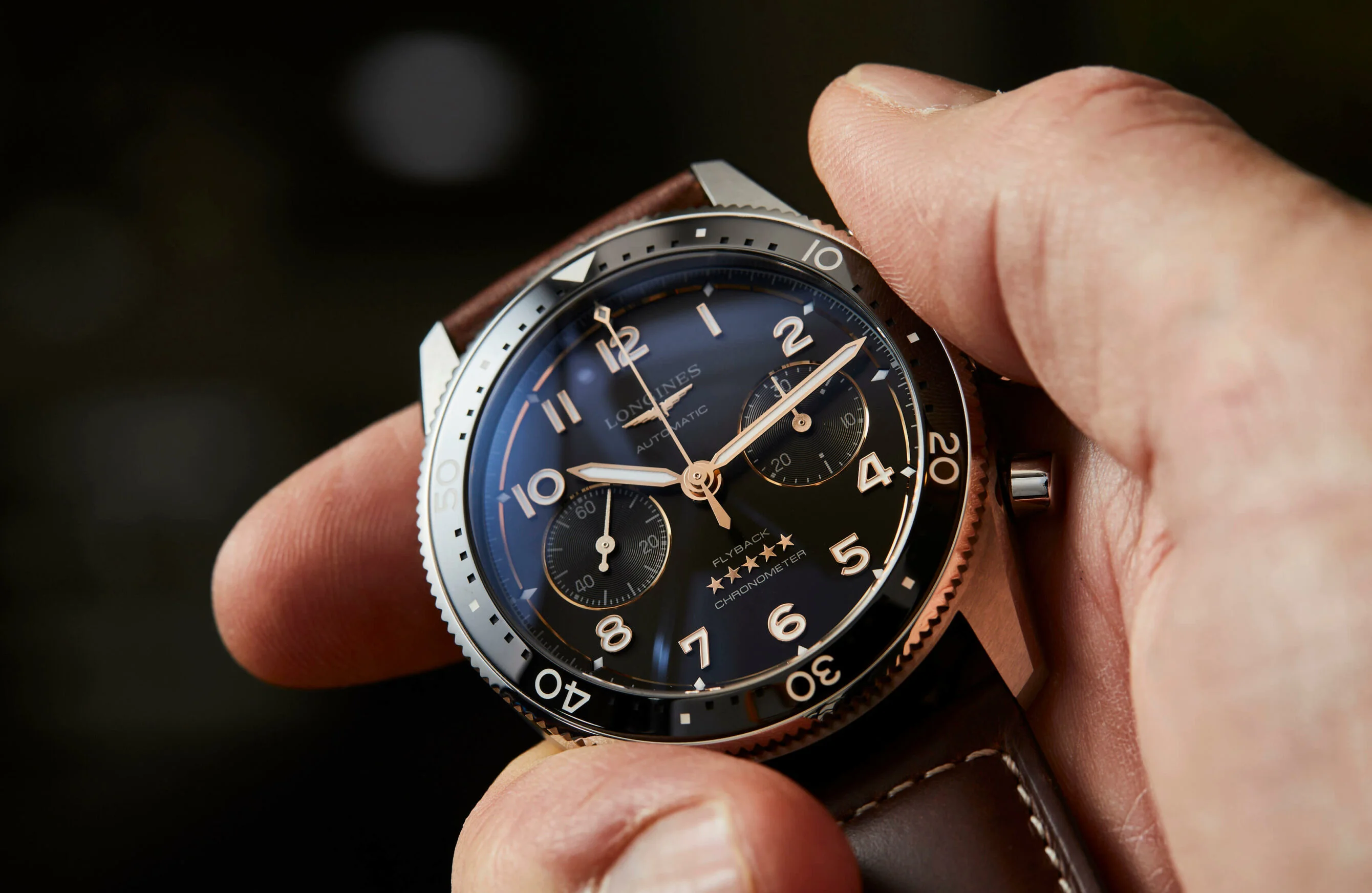 HANDS ON The Longines Spirit Flyback leverages the brand s near