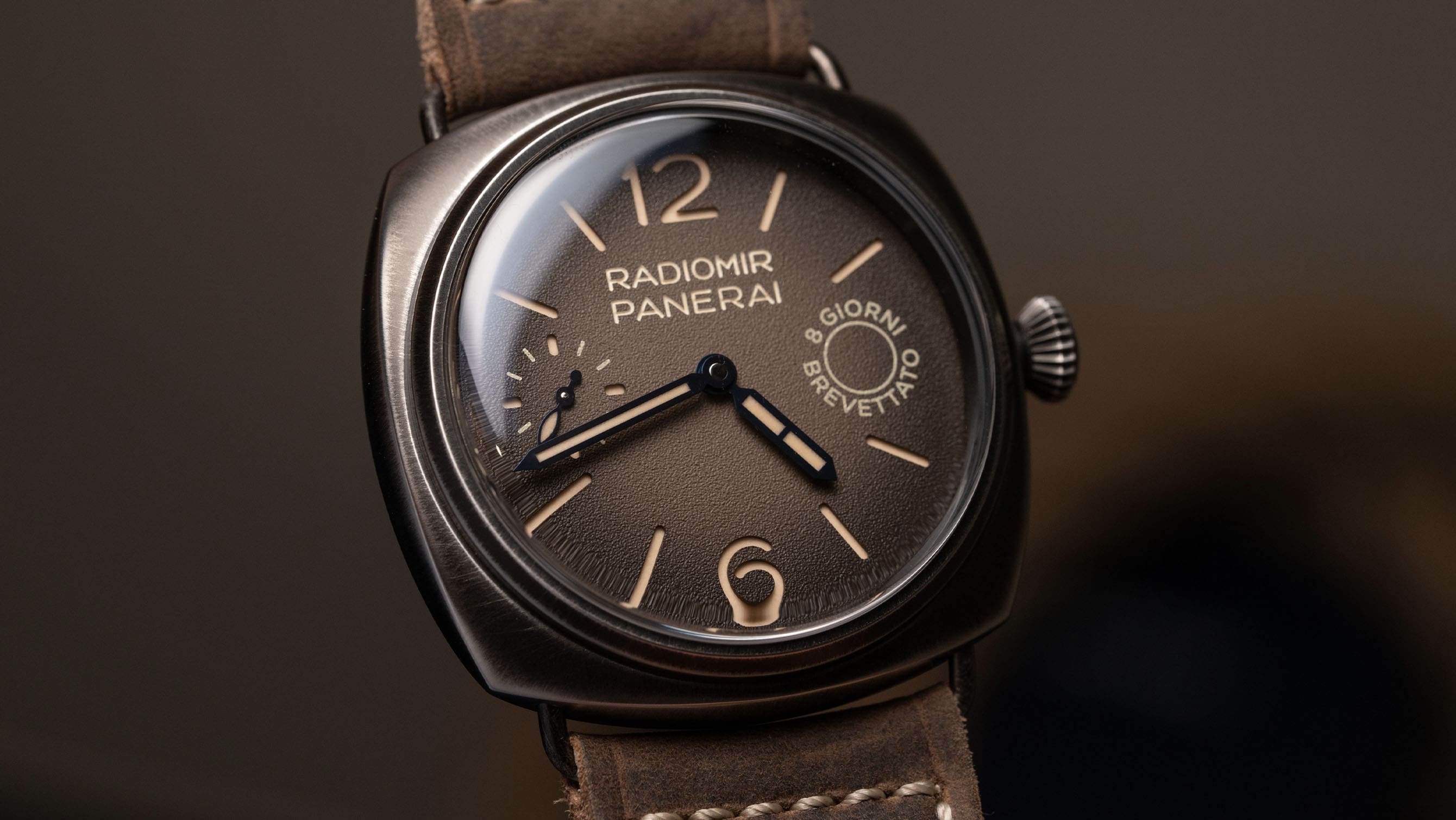 HANDS-ON: The Panerai Radiomir Otto Giorni brings a new case finish to the collection