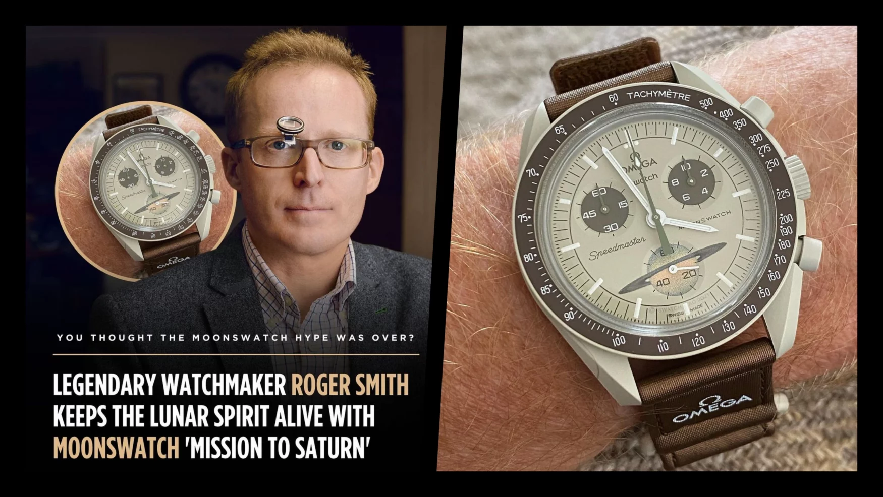 Roger Smith reminds us to have fun with a MoonSwatch wristshot