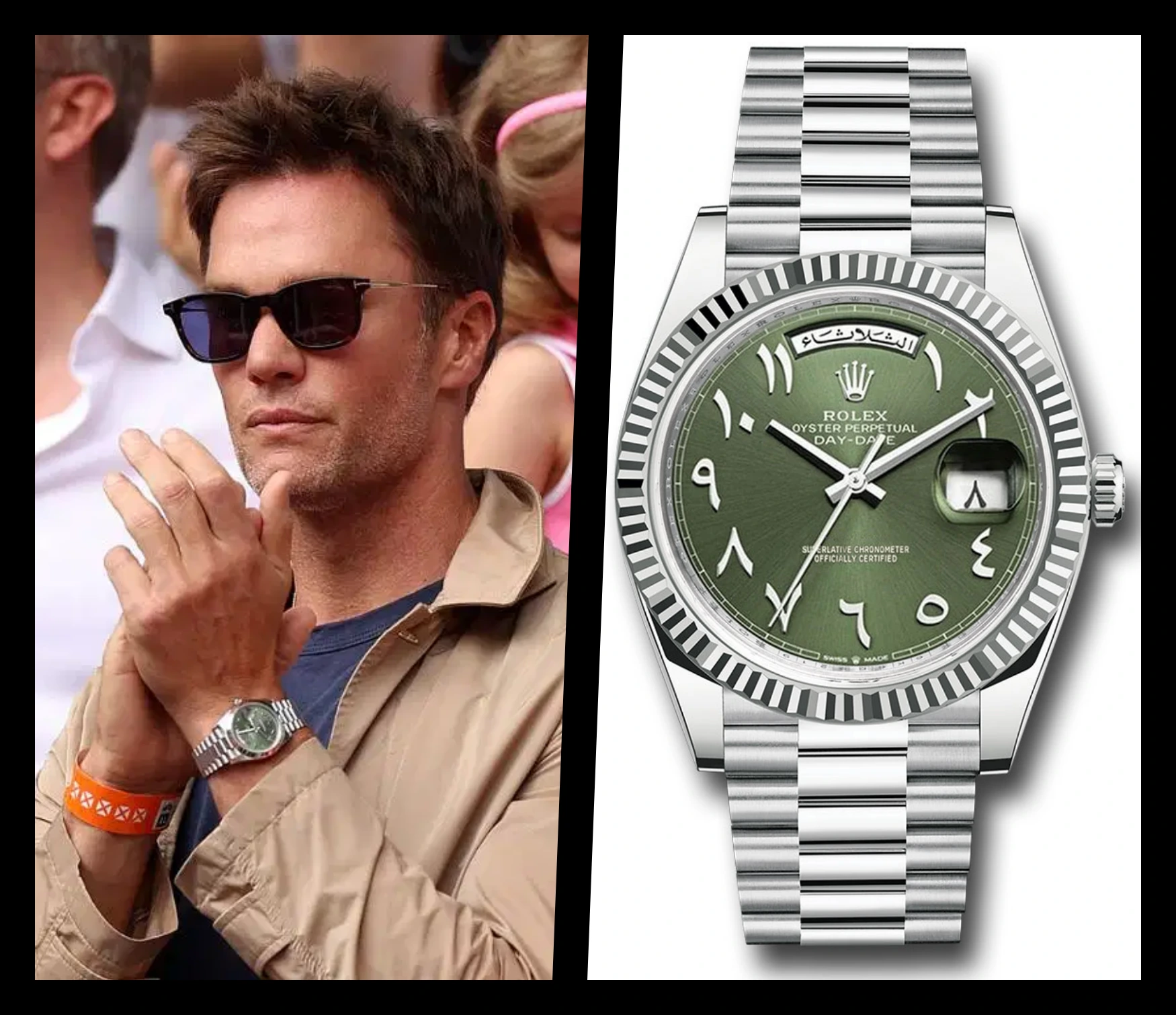 Tom Brady Returns To Boston Wearing A Gold Rolex Daytona 'John