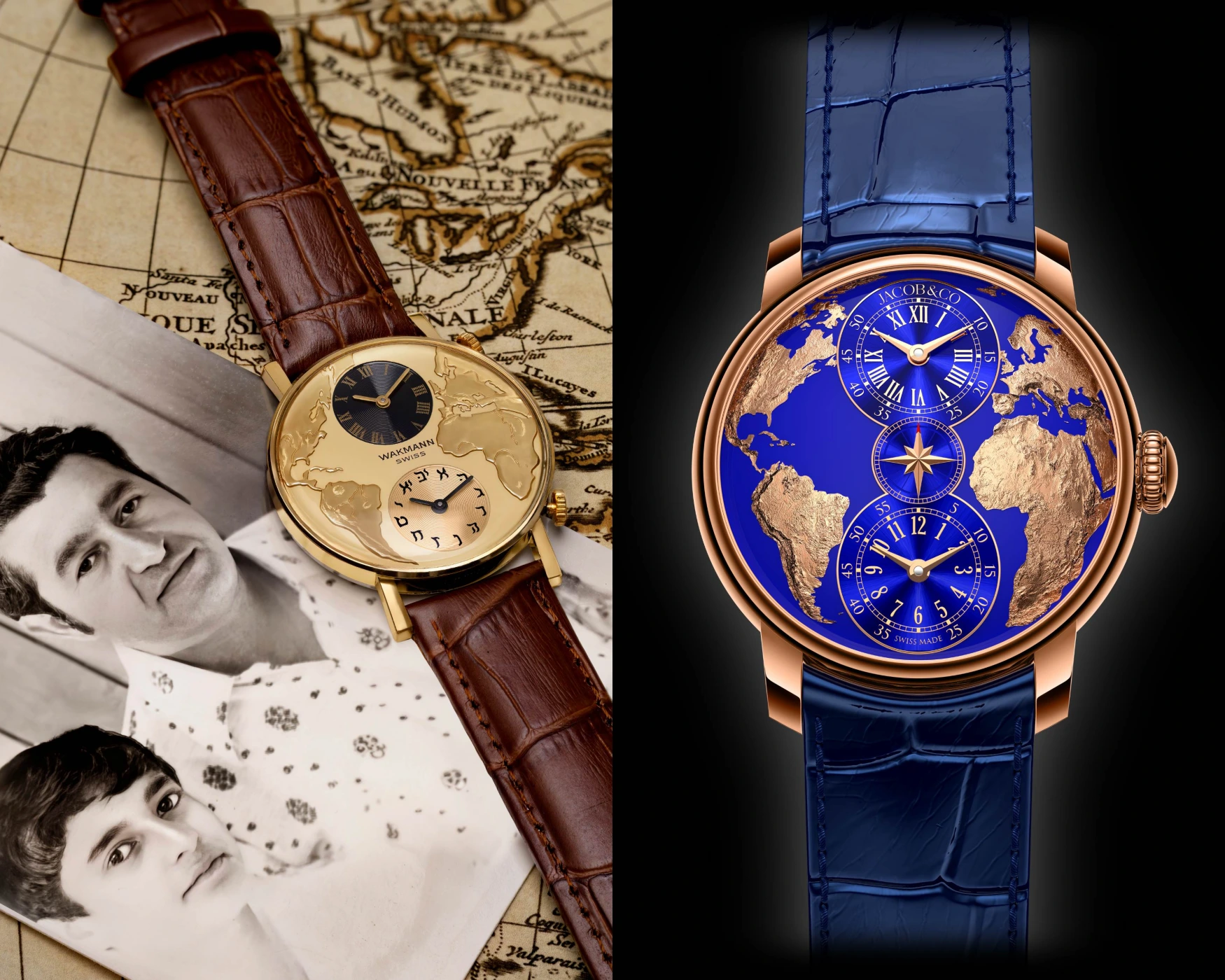 The new Jacob Co. The World Is Yours Dual Time Zone is a tribute