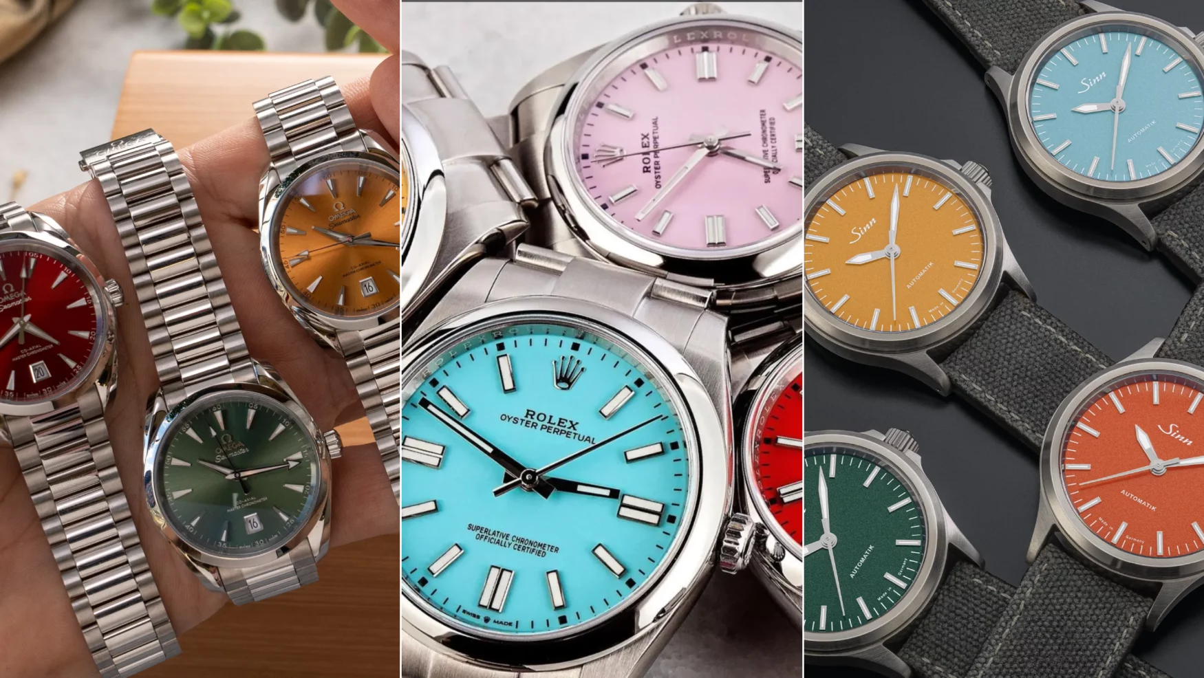 Why have colourful watches only recently become the norm?
