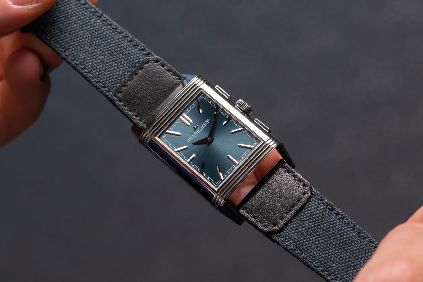 jaeger lecoultre reverso tribute chronograph sunburst dial