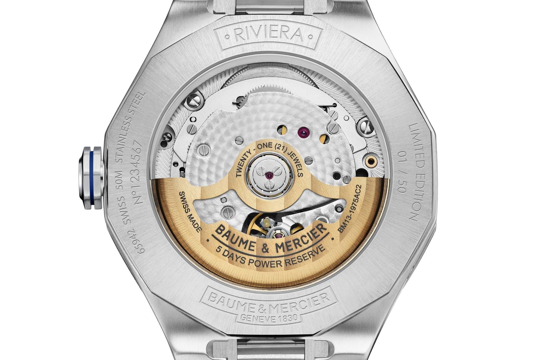 baume et mercier riviera perpetual calendar movement