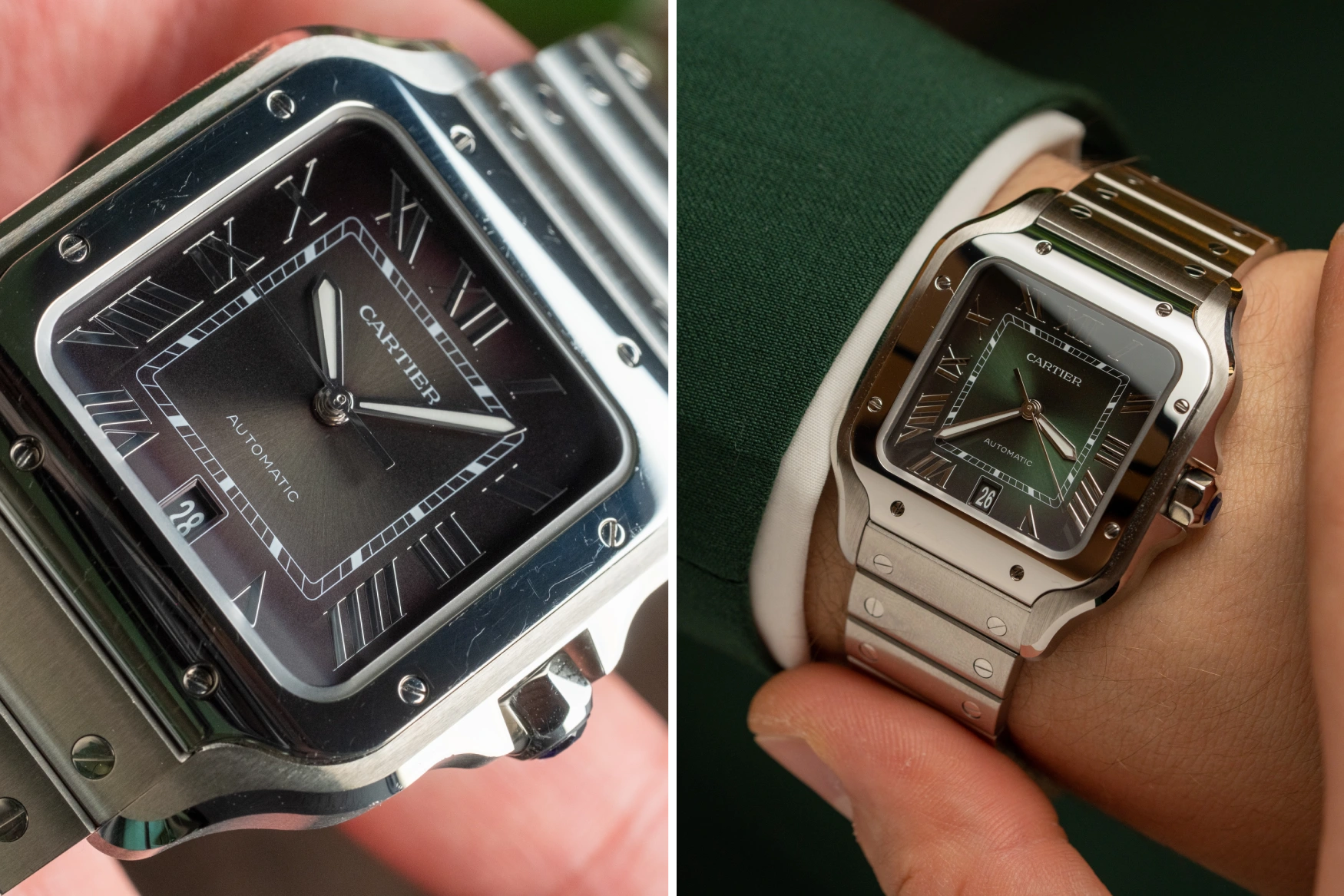 Differences Between A Cartier Santos And Cartier Tank