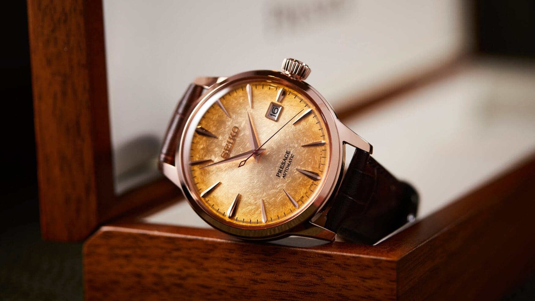 The Seiko Cocktail Time Irori Moments SRPK50 combines Australian and Japanese inspiration