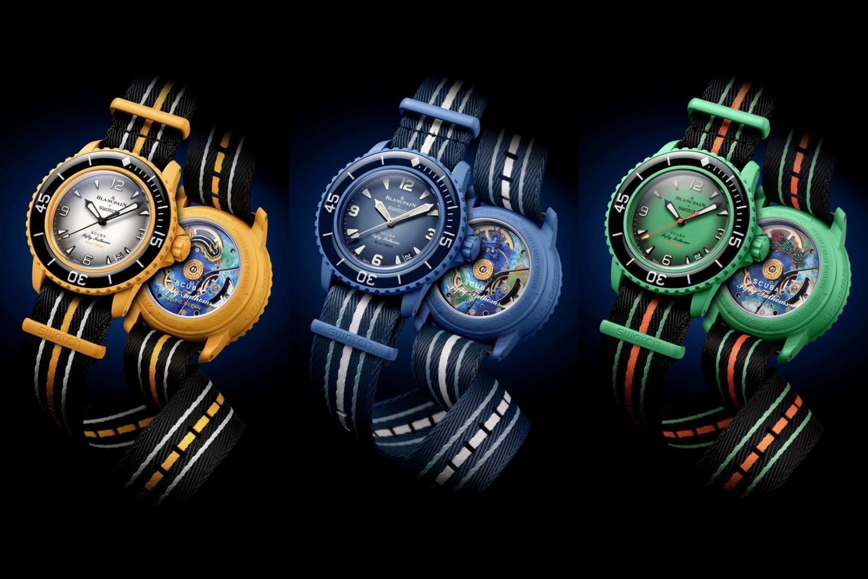 Swatch x Blancpain Bioceramic Scuba Fifty Fathoms