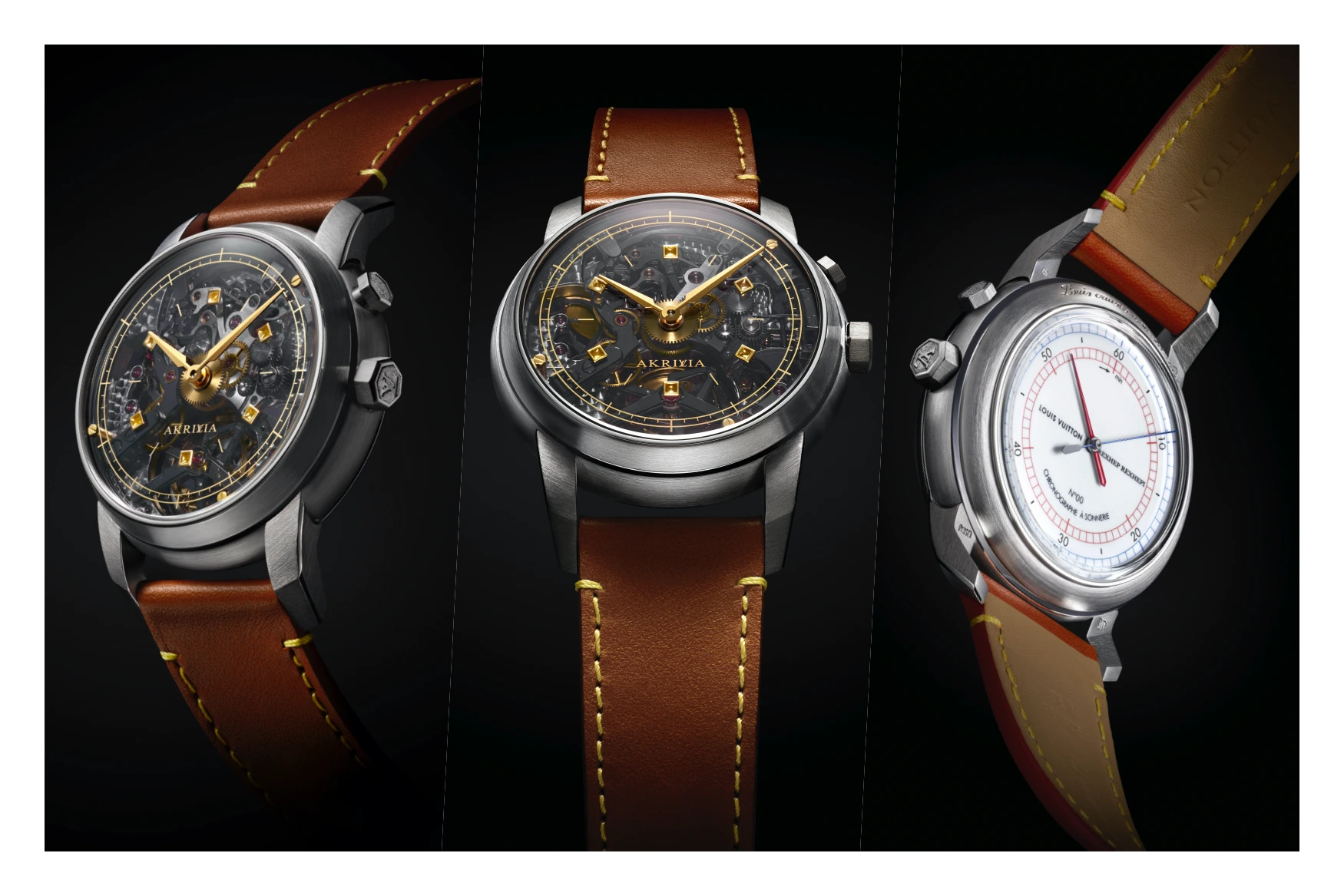 Louis Vuitton and Akrivia Unveil the LVRR-01 Chronographe à Sonnerie. –  Robb Report