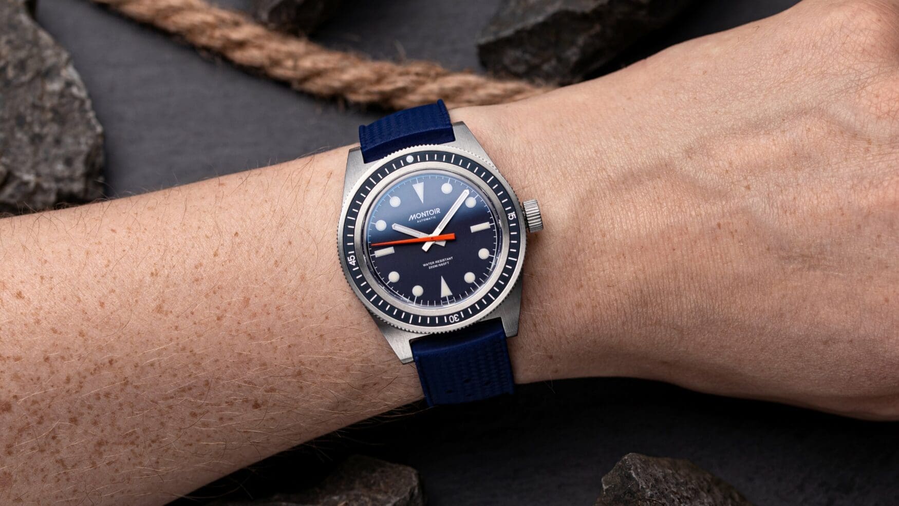 The Montoir Dive Watch is an impressively affordable first effort from a new microbrand