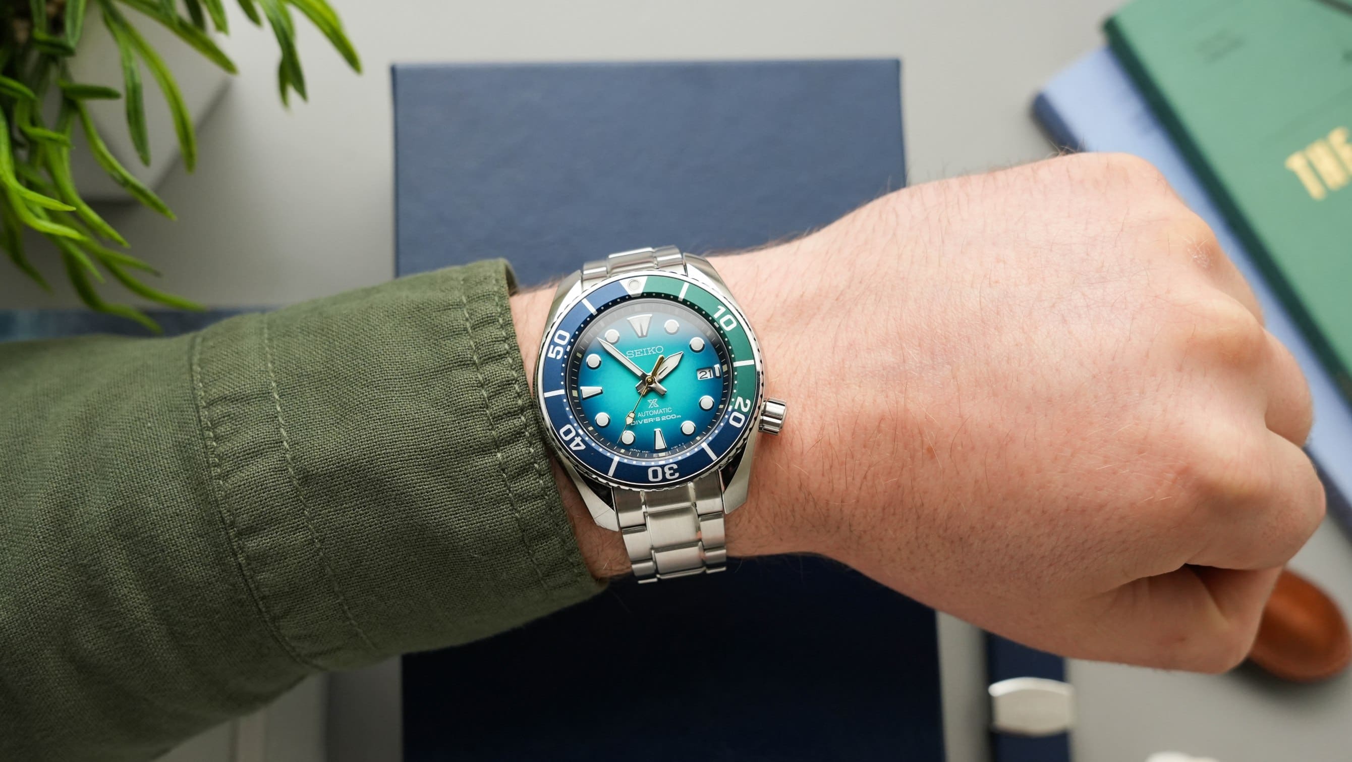 Seiko’s Prospex Whitsunday SPB429J is a Sumo with summer-ready colours