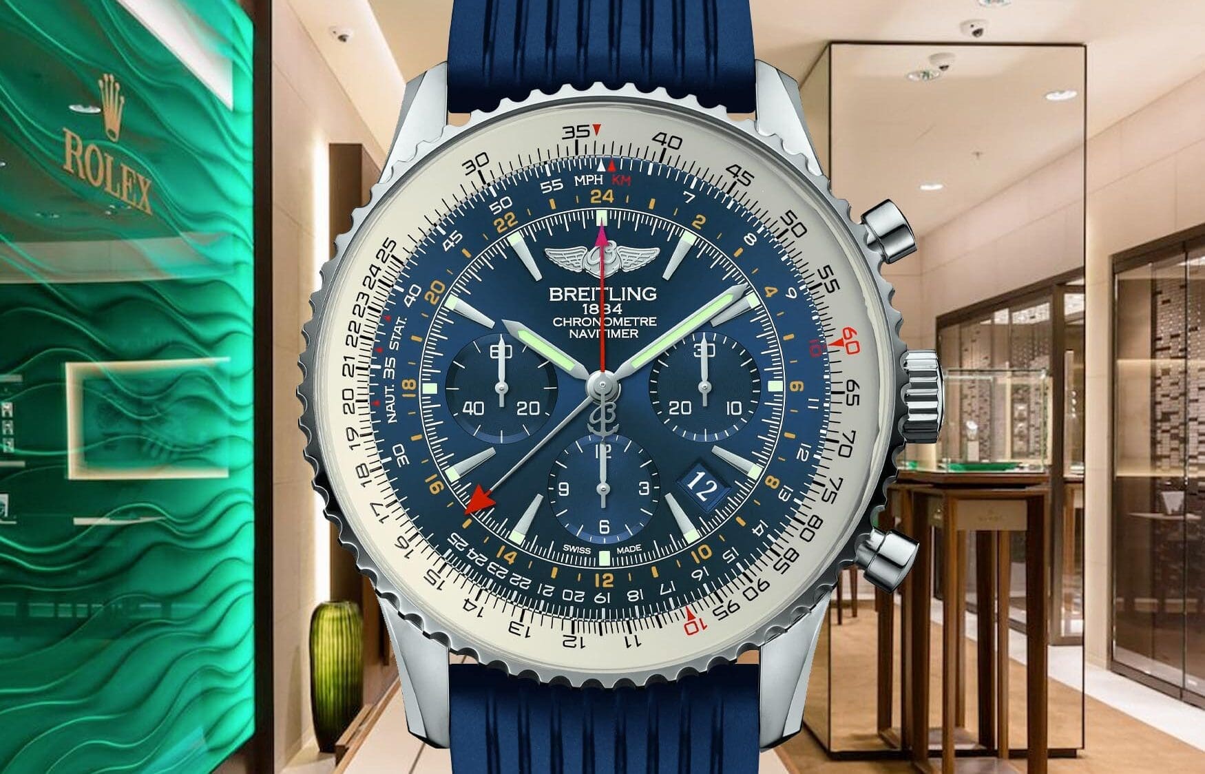 Breitling Navitimer GMT 40 percent off copy