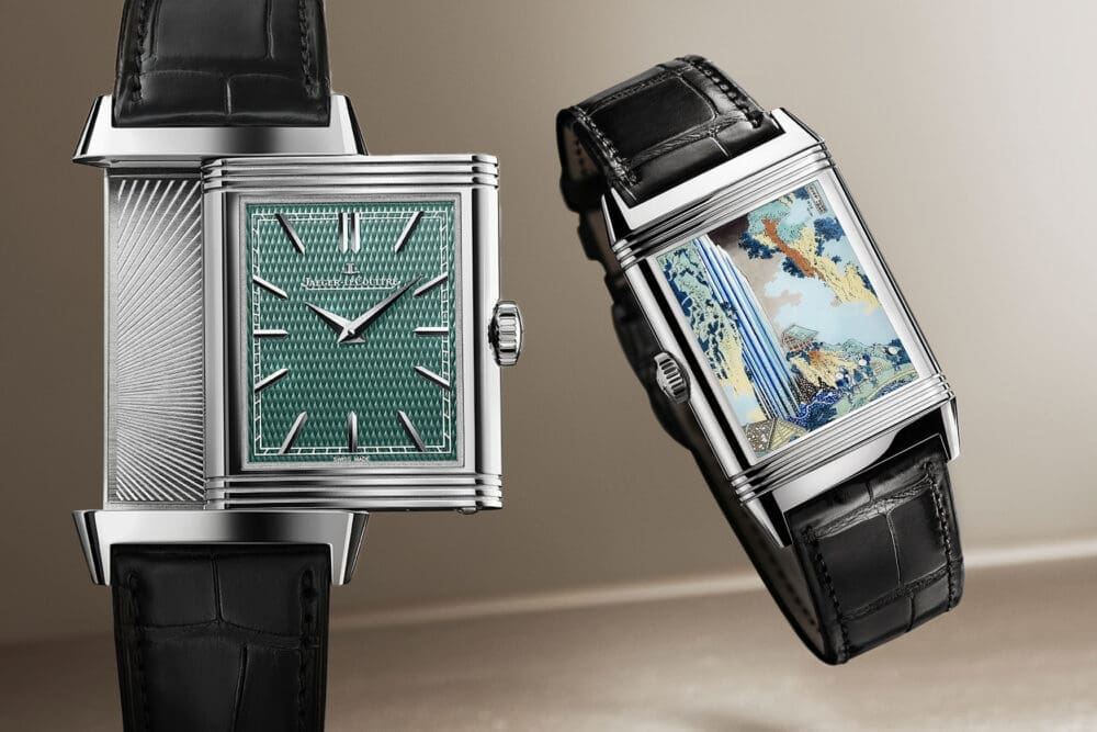 The Jaeger-LeCoultre Reverso Enamel Hokusai shows a watch as a literal ...