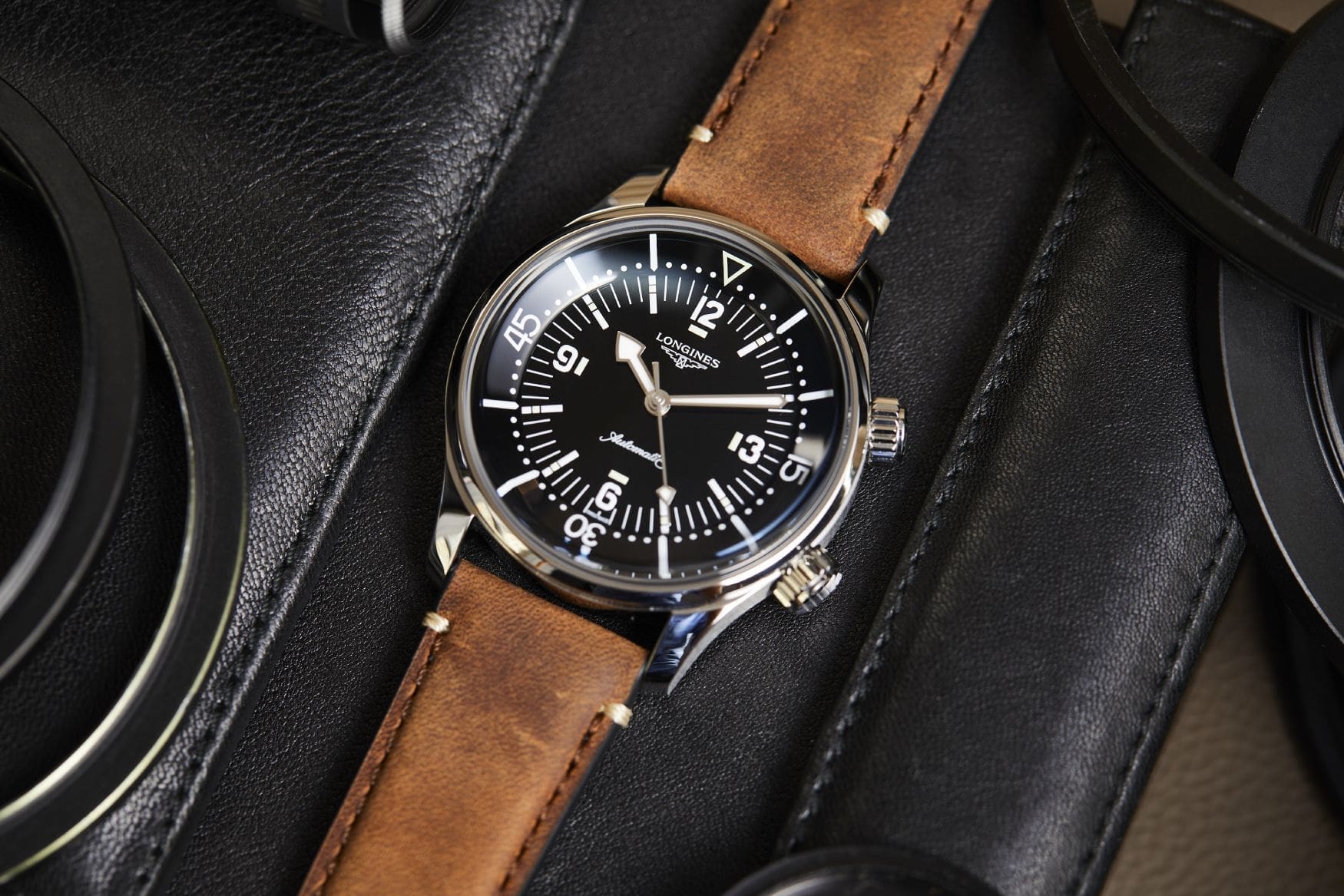 Longines Legend Diver 2023 leather