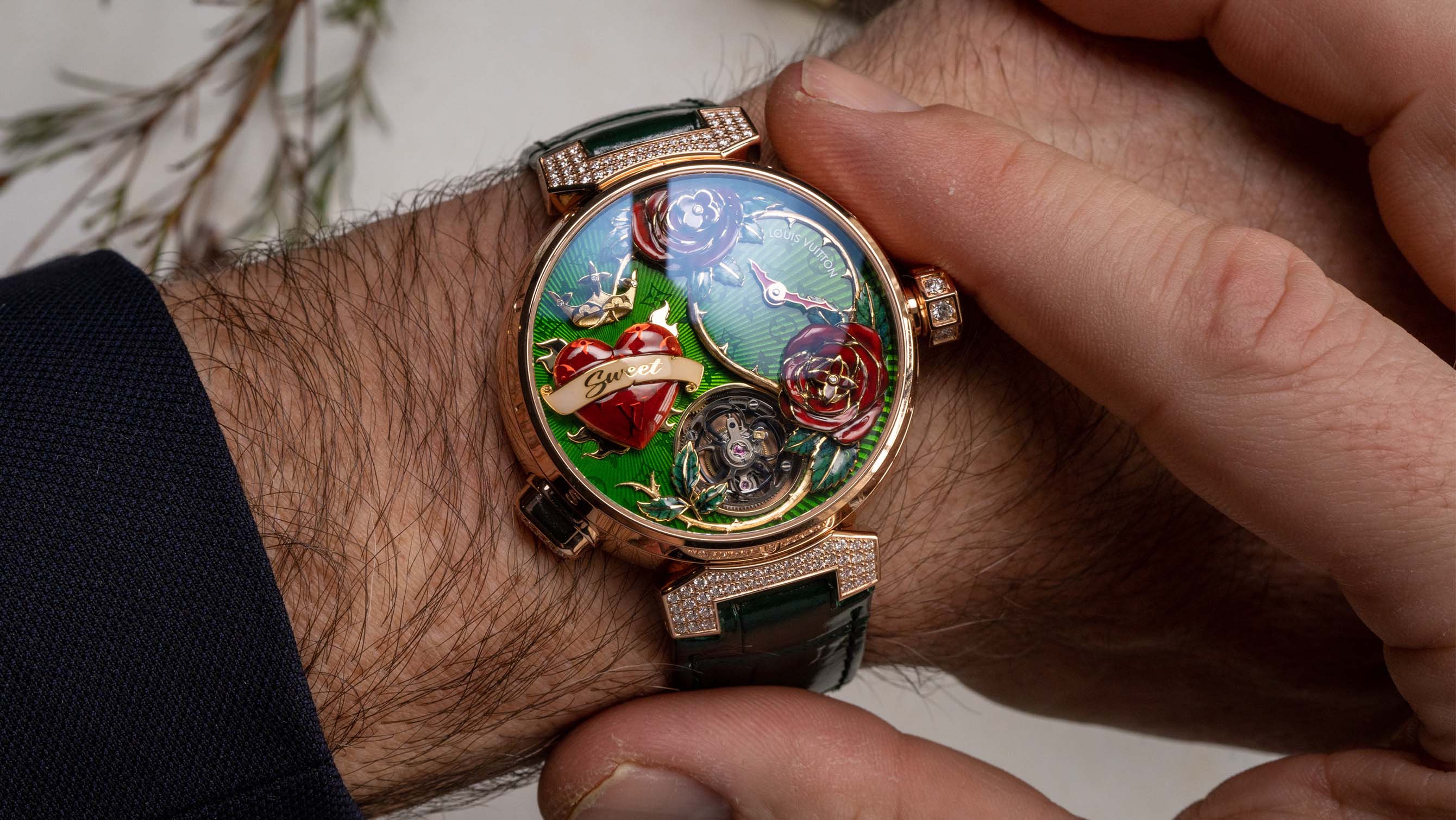 Beware of falling in love with the Louis Vuitton Tambour Fiery Heart Automata