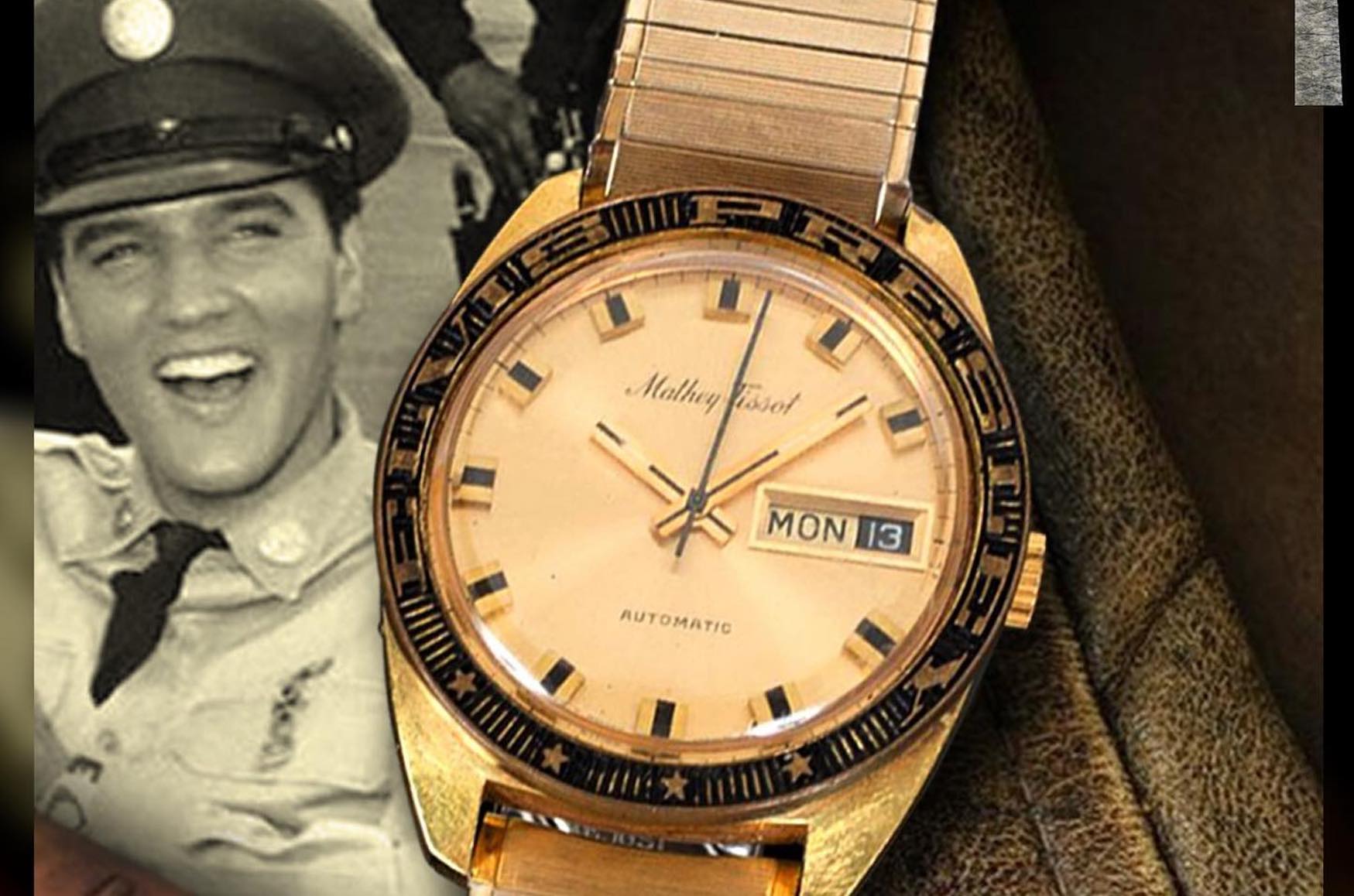 Mathey Tissot Vintage Custom Elvis Watch
