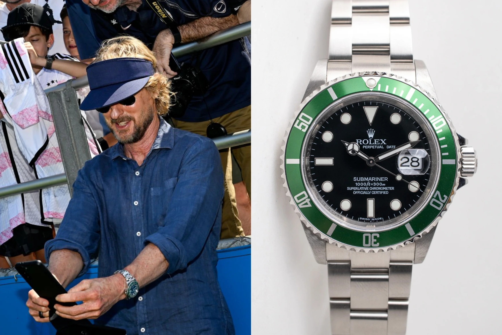 Owen Wilson Rolex