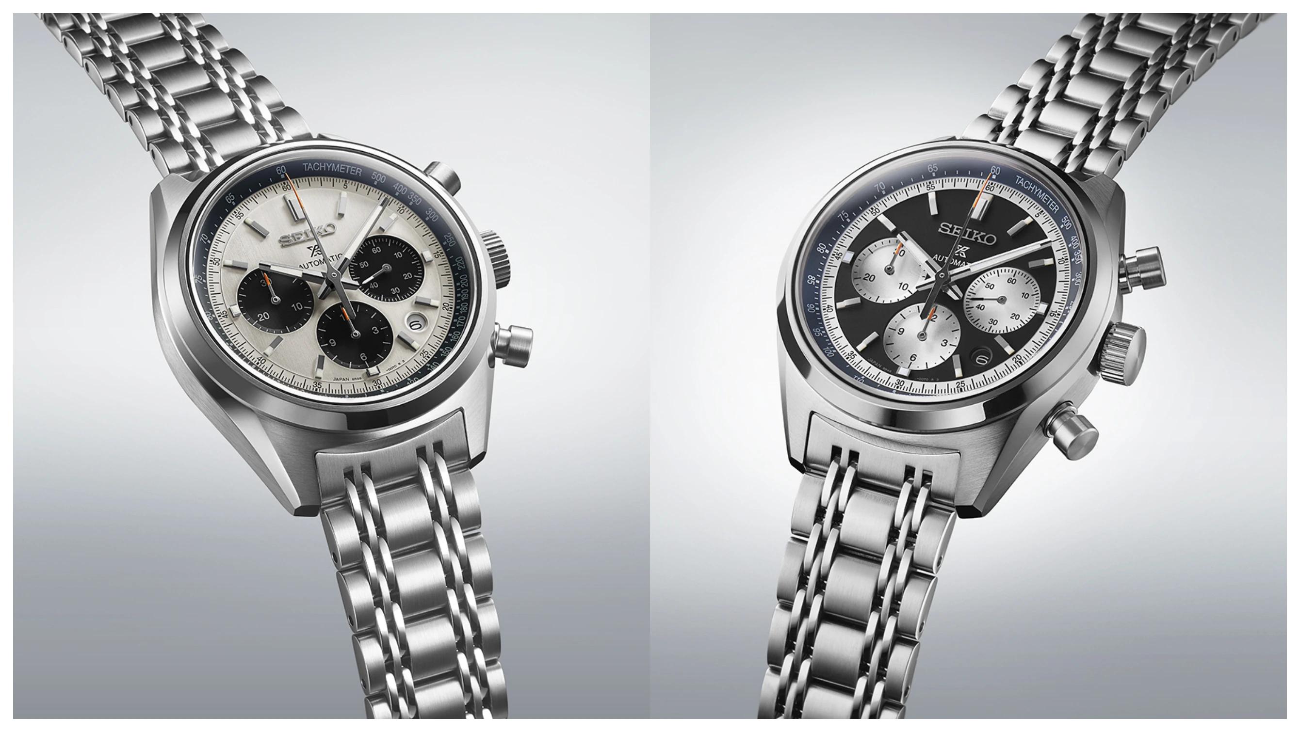 Seiko launches two panda-flavoured Speedtimer chronographs inspired by a 1972 design